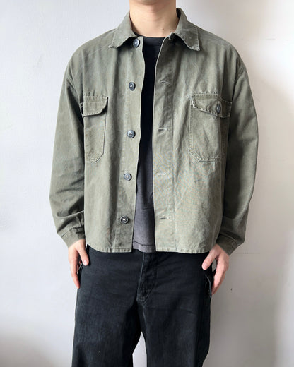 1950S EUROPE MILITARY DOUBLE POCKET JACKET (L)