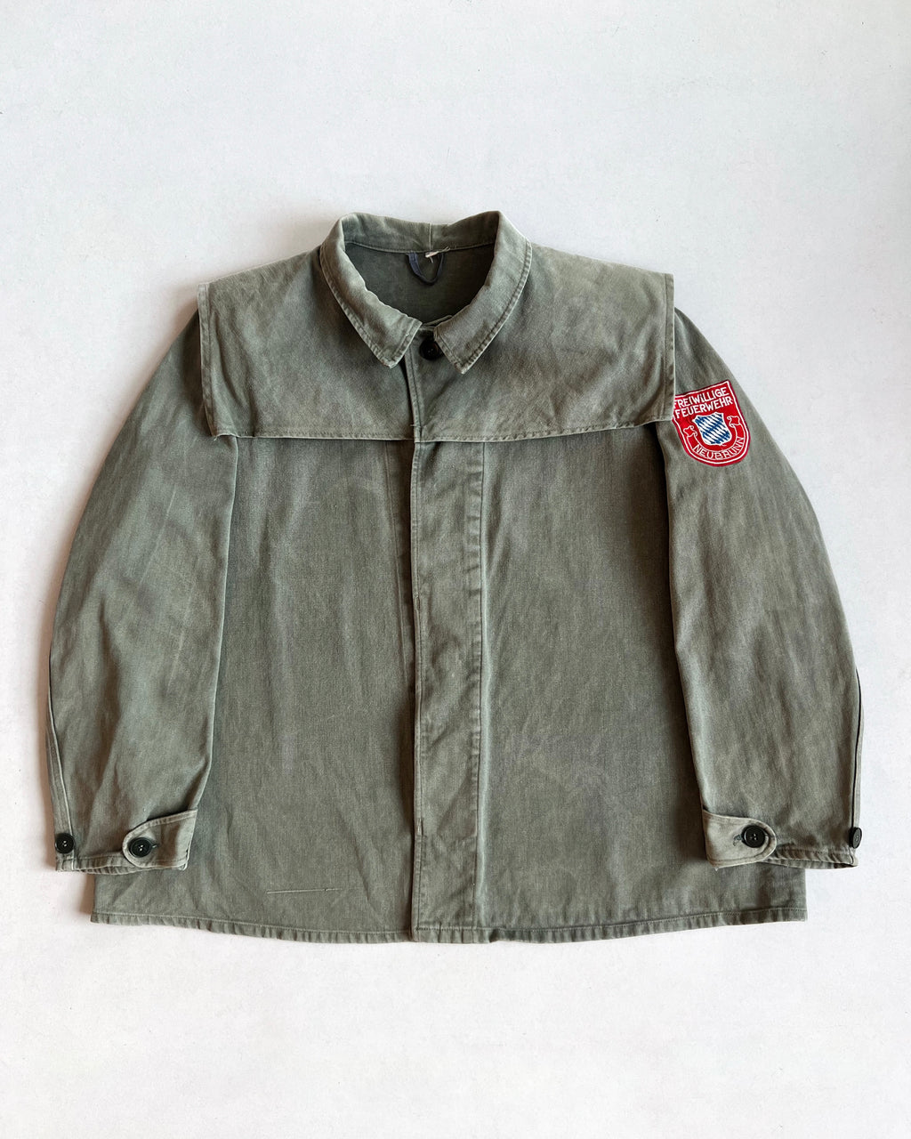 1960S GERMAN ARMY FIREMAN JACKET (L)
