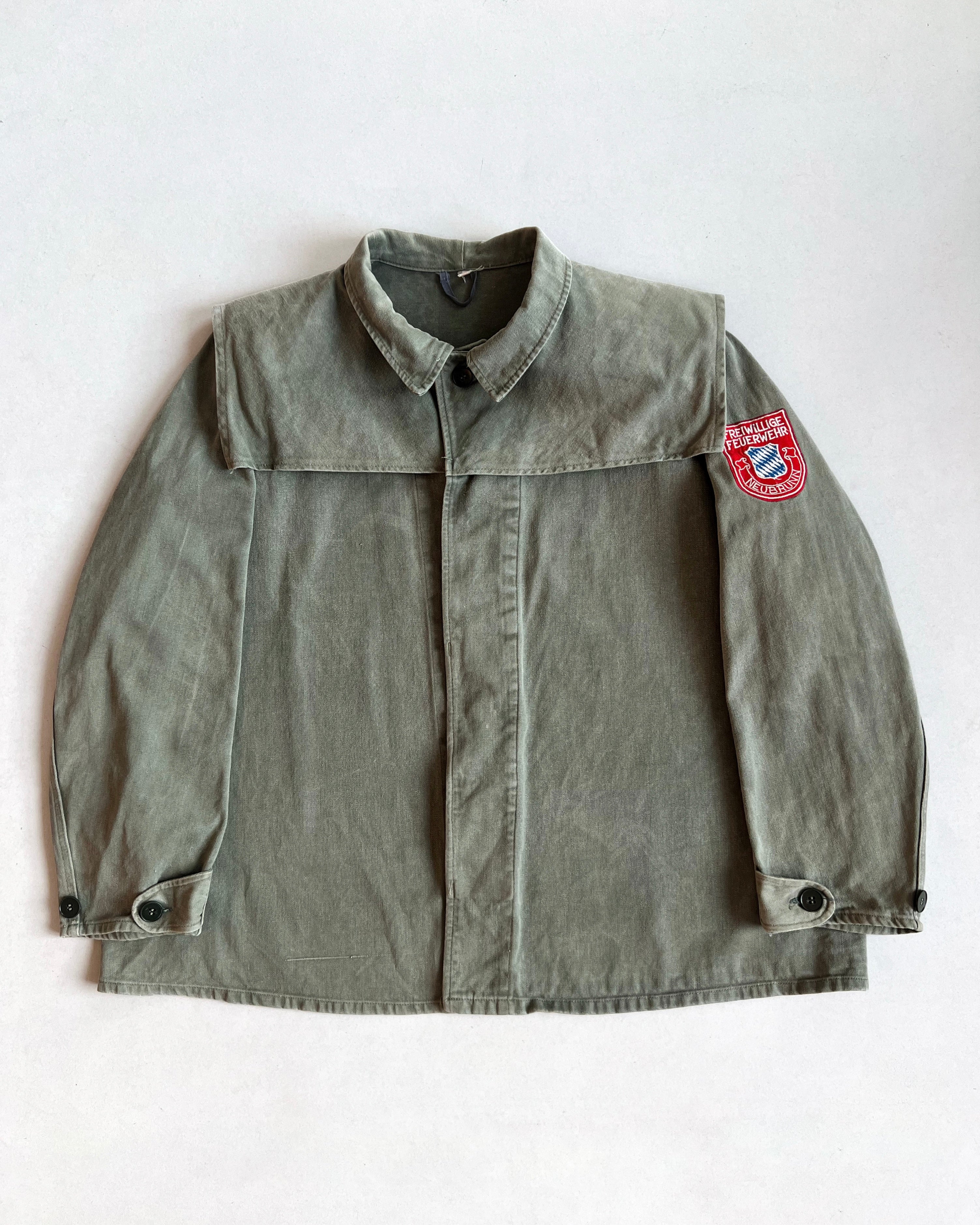 1960S GERMAN ARMY FIREMAN JACKET (L)