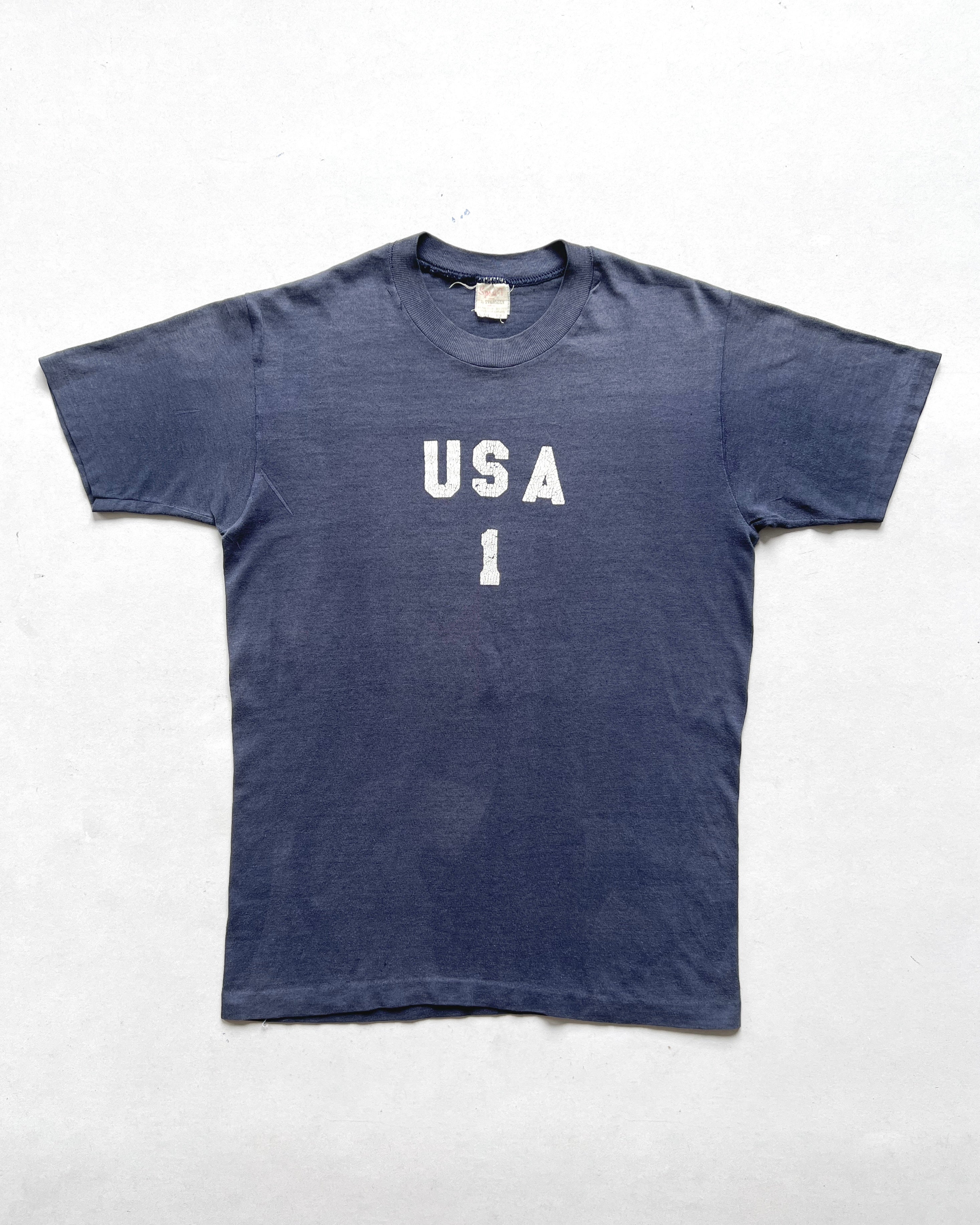 1970S 'USA 1' SINGLE STITCH TEE (M)