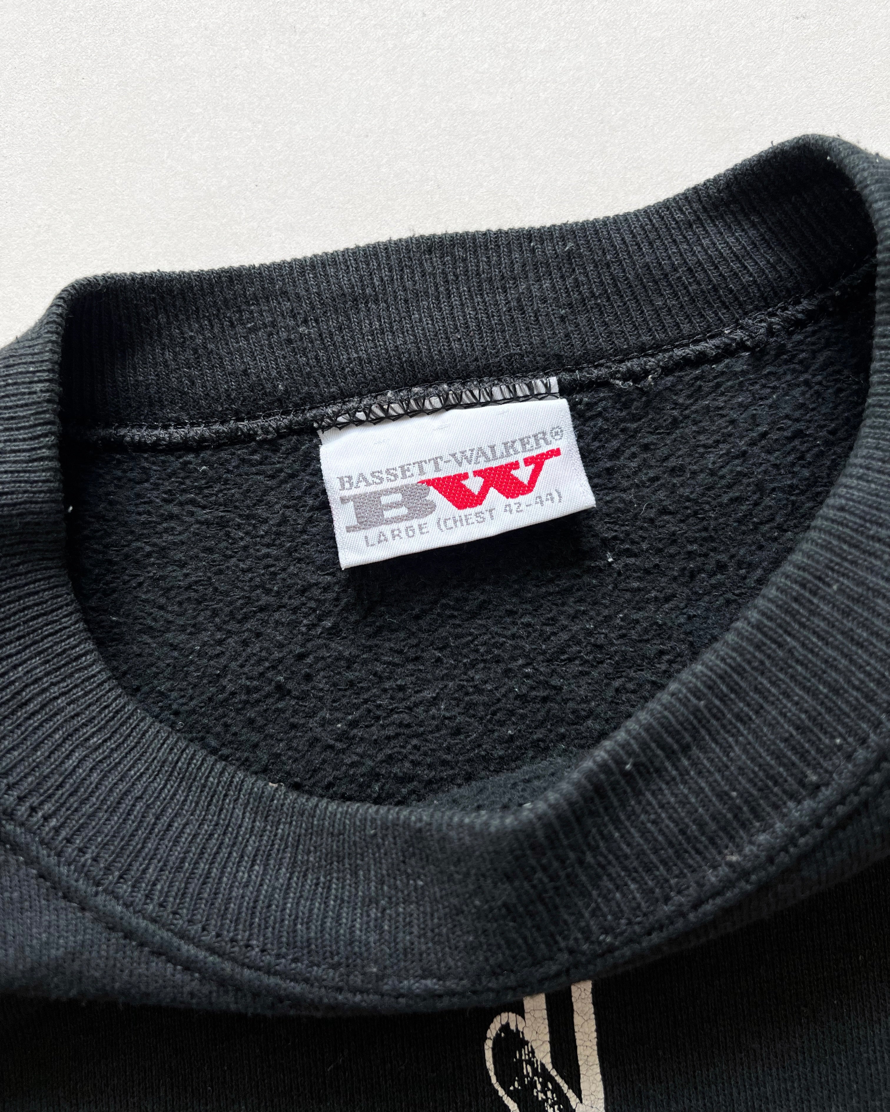 1980S 'I LOVE/ROCK YOU' RAGLAN SWEATSHIRT (L)