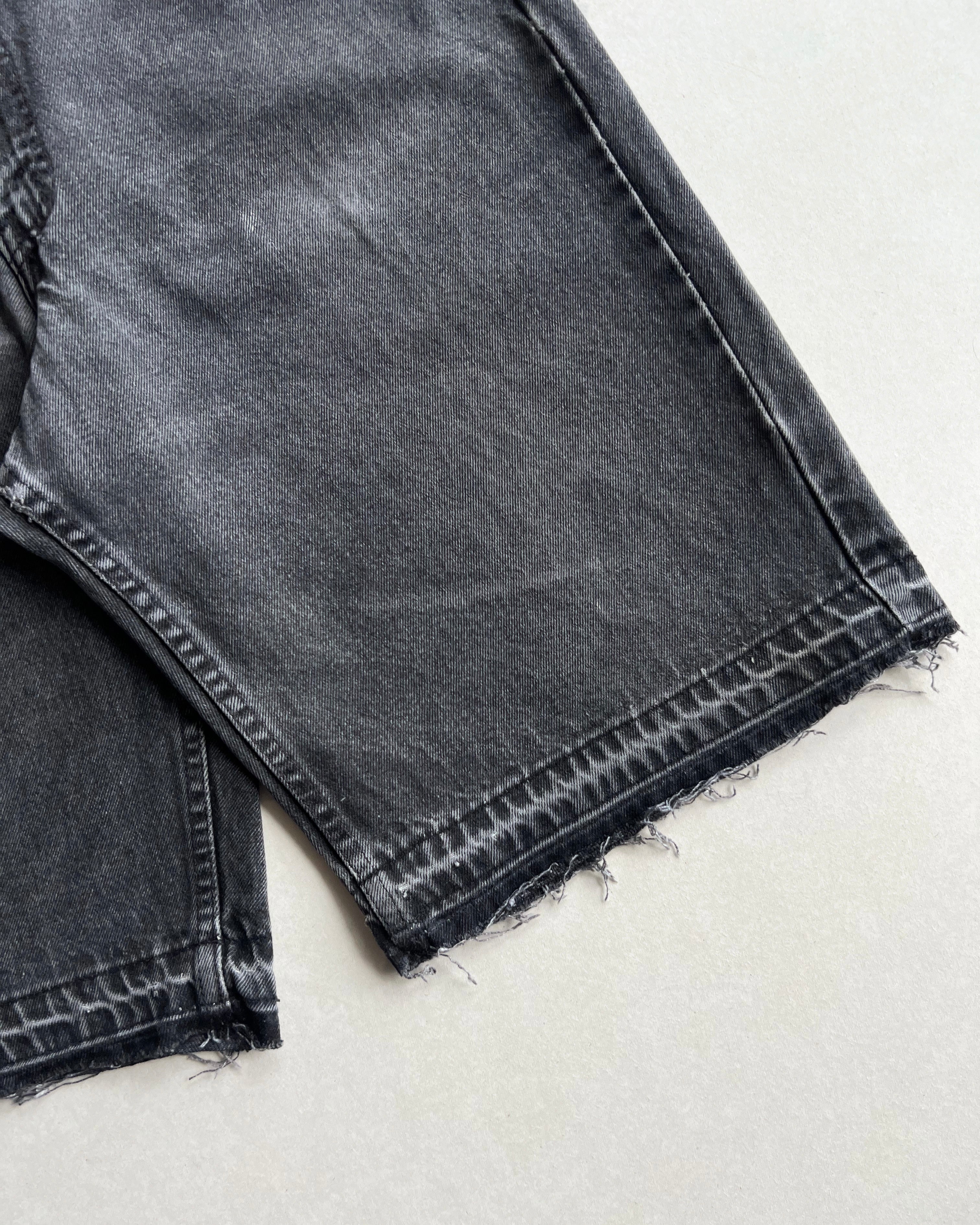 1990S FADED LEVI'S 550 RELEASED HEM SHORTS (34X00)