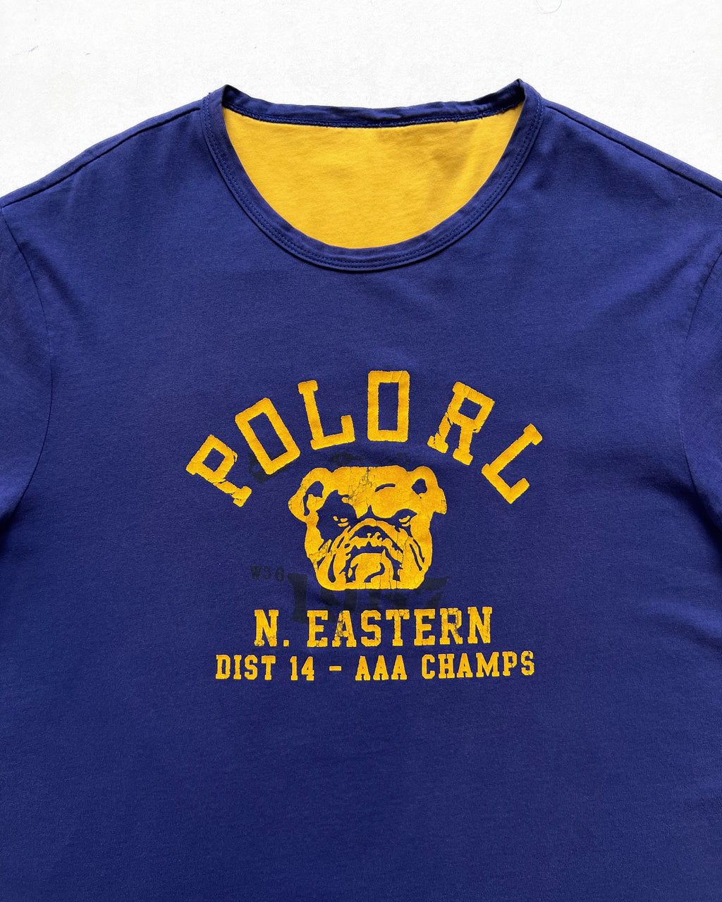 2000S RALPH LAUREN REVERSIBLE TEE (L)