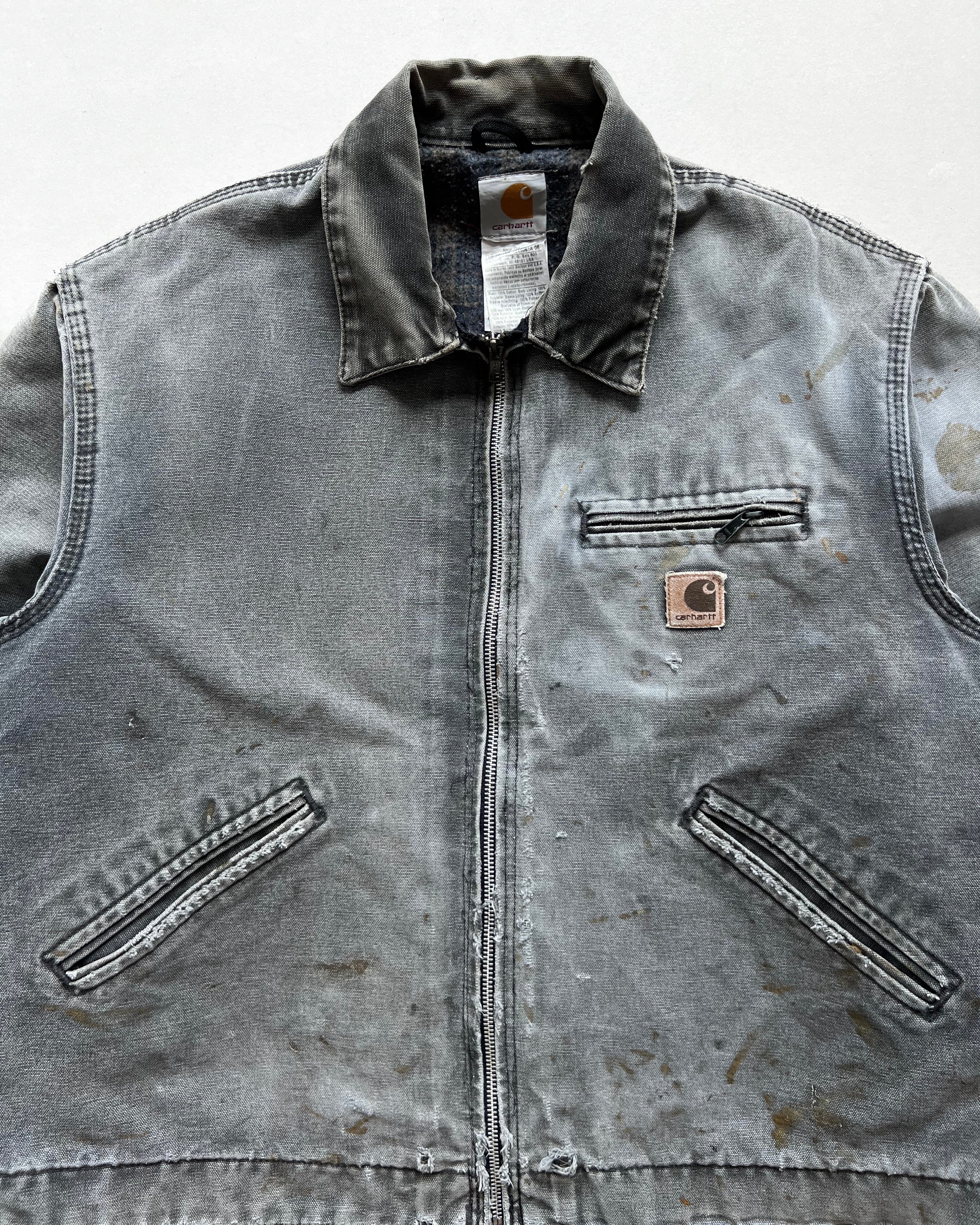 2000S FADED CARHARTT DETROIT WORK JACKET (L)