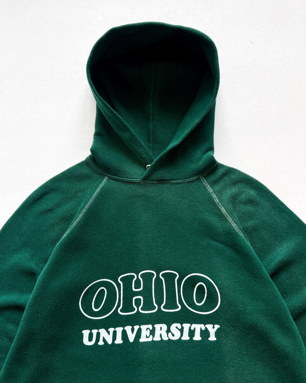 1960S 'OHIO UNIVERSITY' RAGLAN HOODIE (XL)