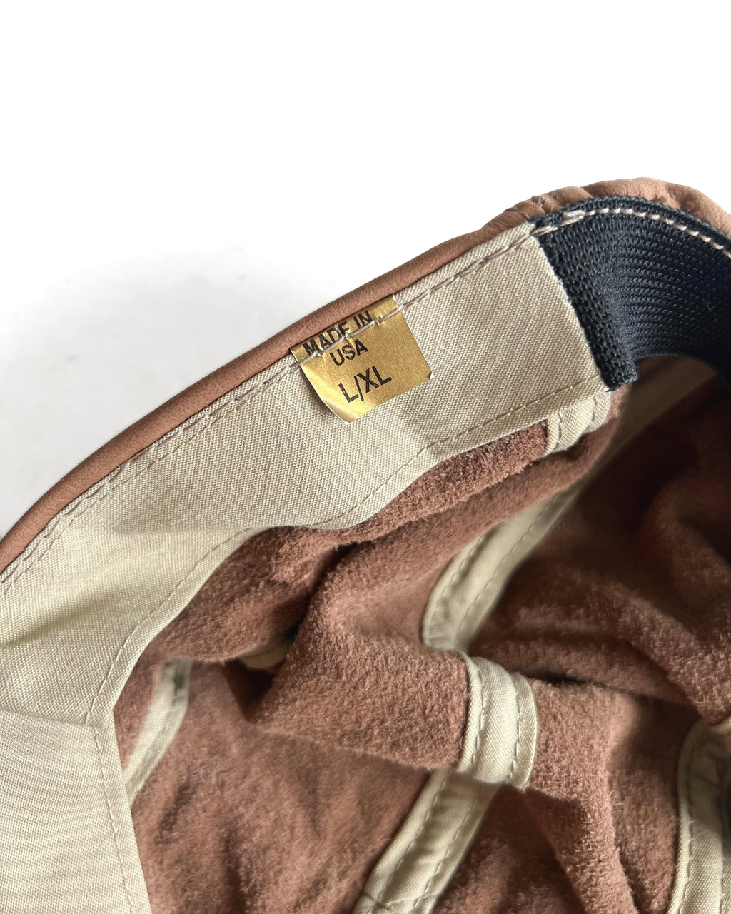 1980S L.L BEAN SUEDE LEATHER CAP (L/XL)