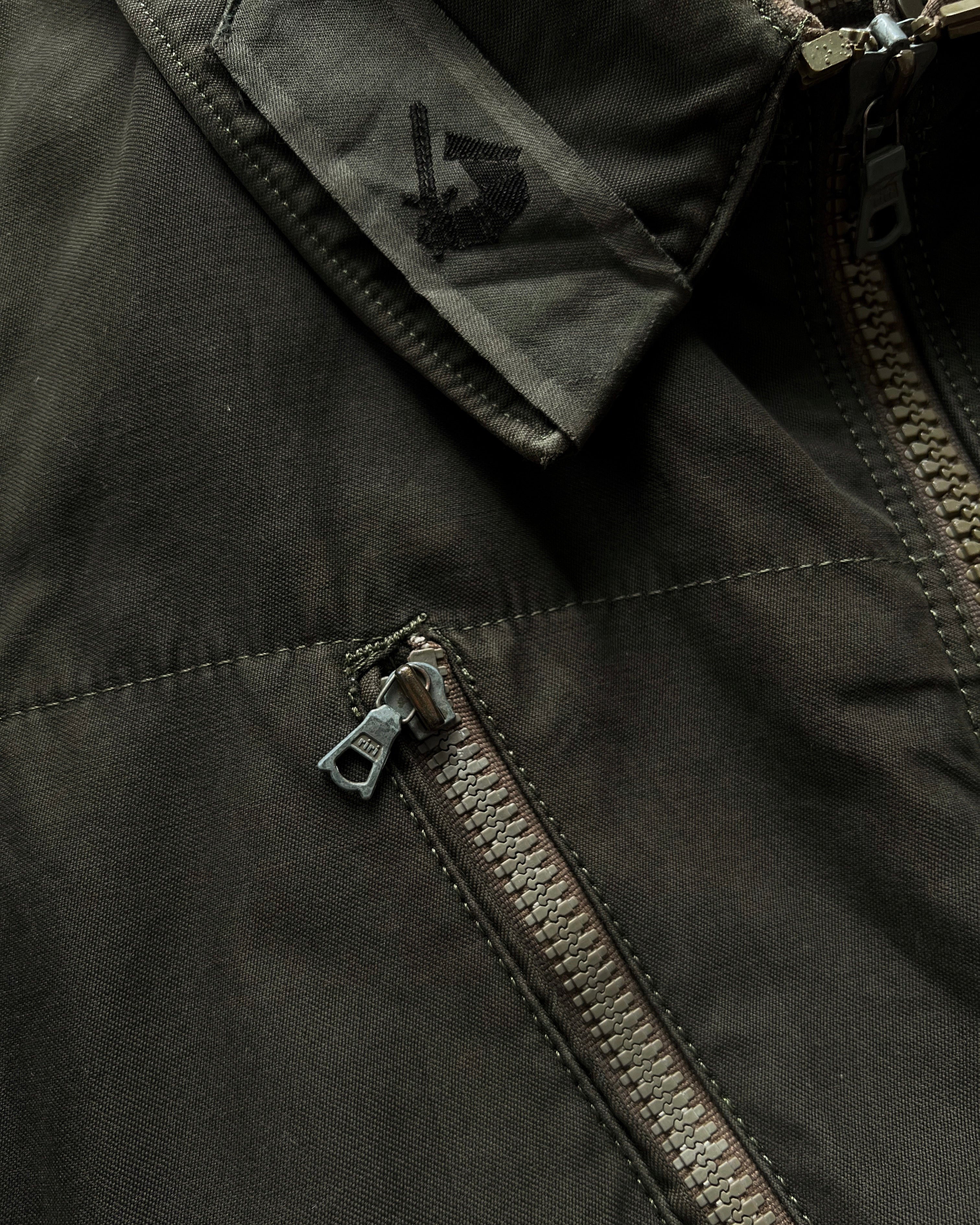 1970S SWEDISH C48 MILITARY ZIPPER JACKET (M)