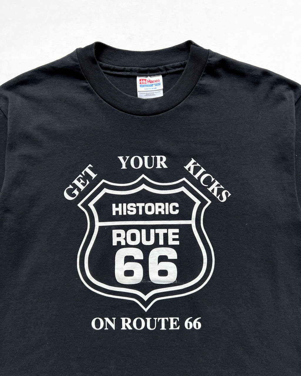 1990S 'GET YOUR KICKS ON ROUTE 66' SINGLE STITCH TEE (M)