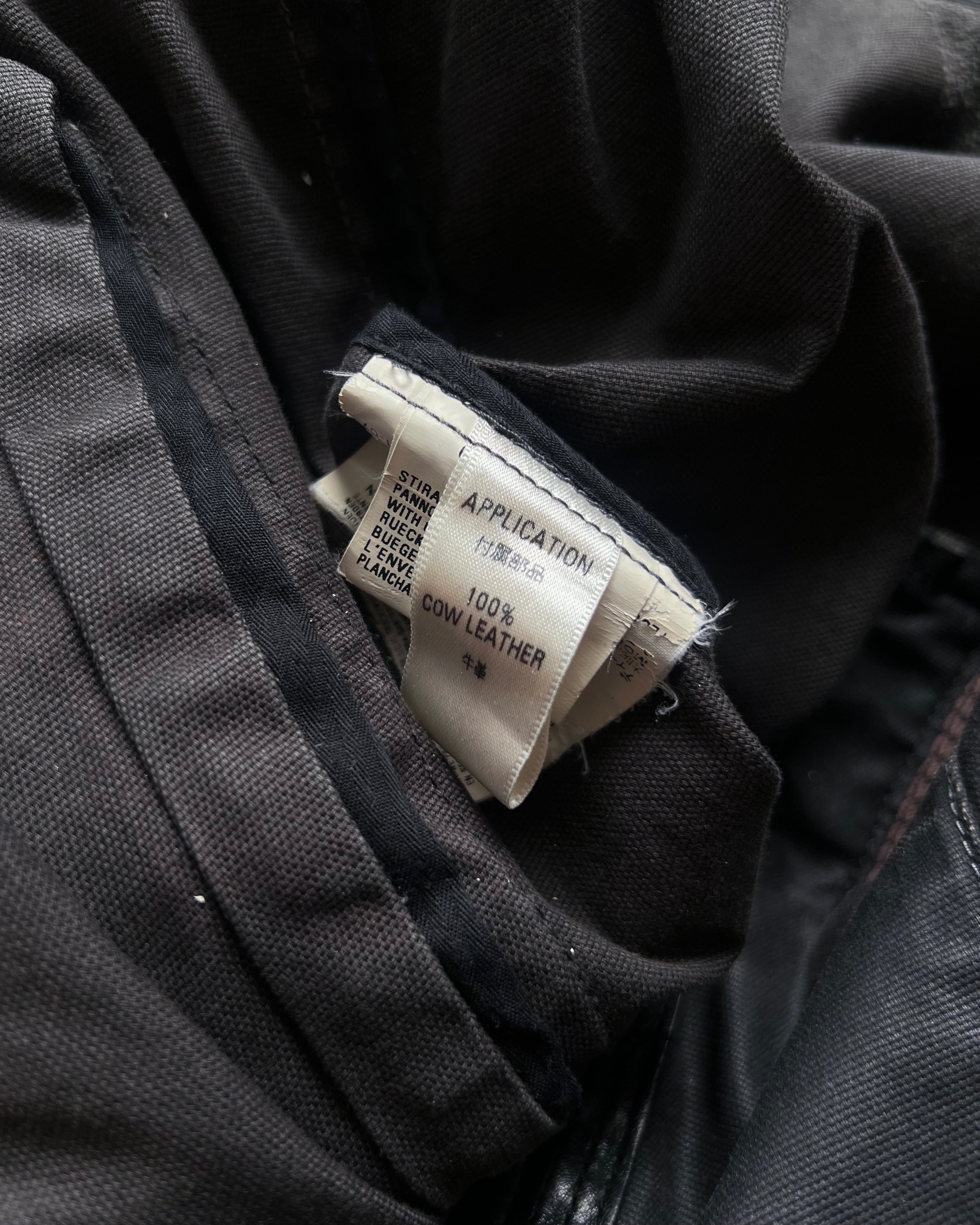 2000S DIESEL RESIN COATED BOMBER JACKET (M)