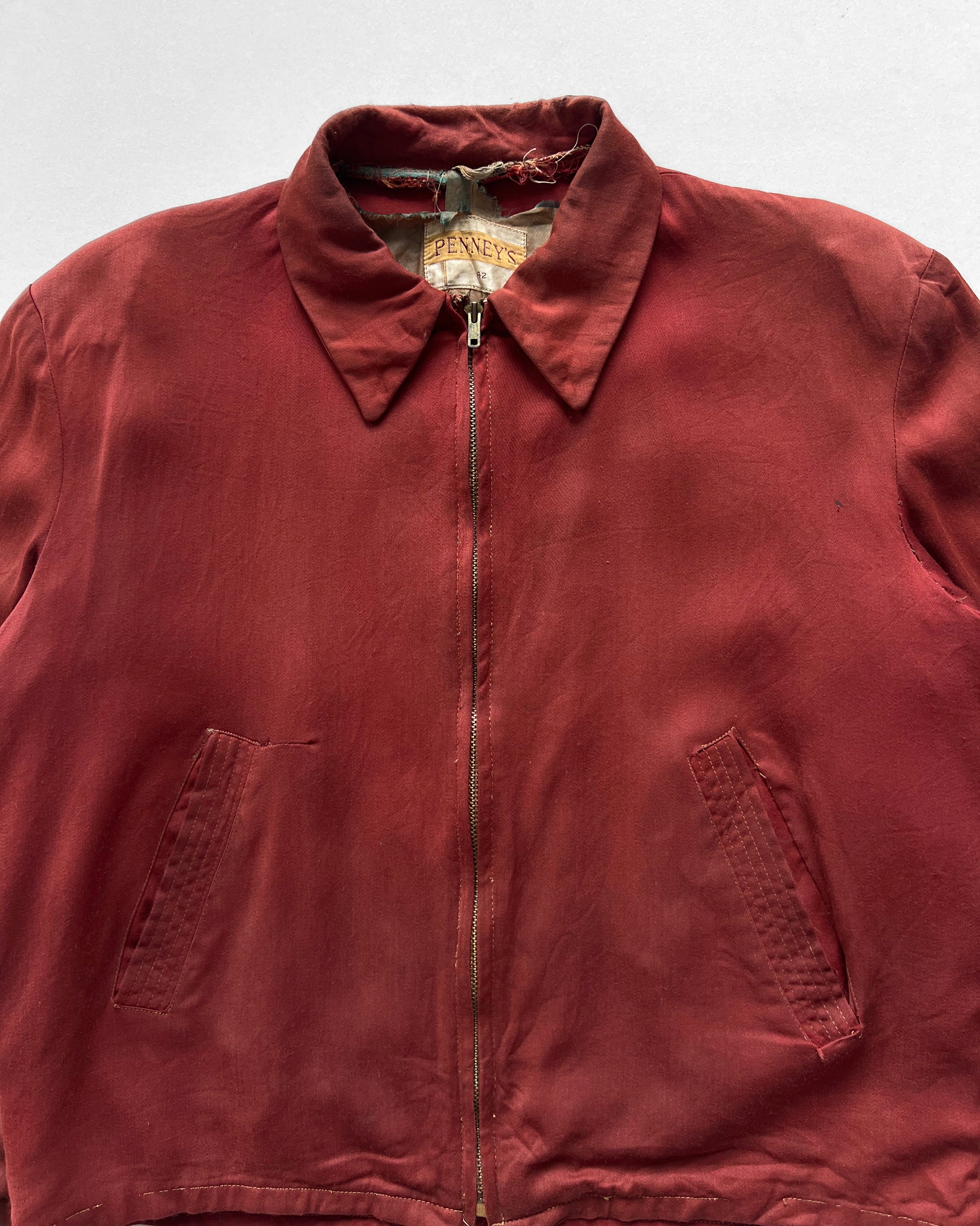 1950S PENNEY'S GABARDINE RICKY JACKET (L)