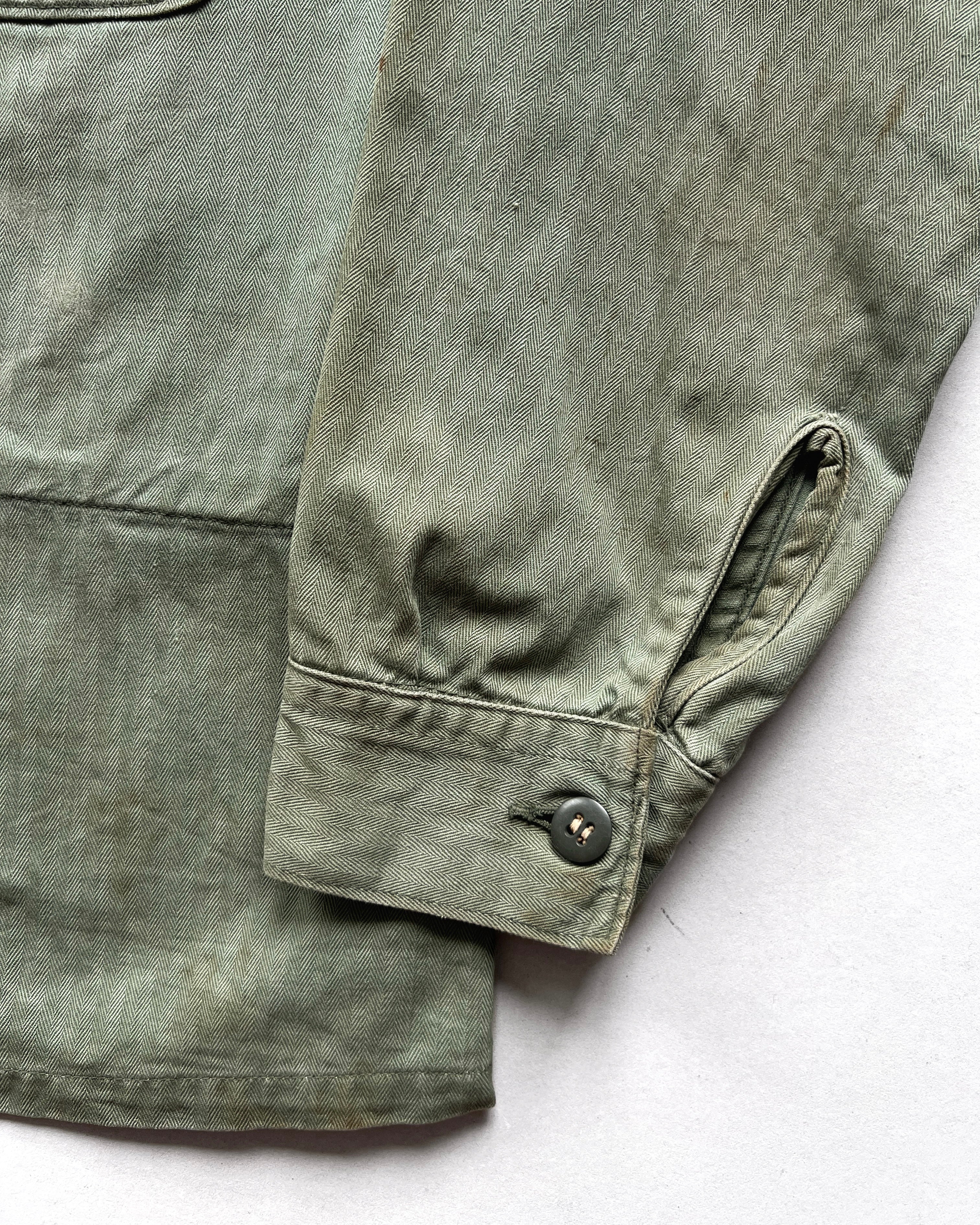 1950S USMC P-53 HBT UTILITY JACKET (L)
