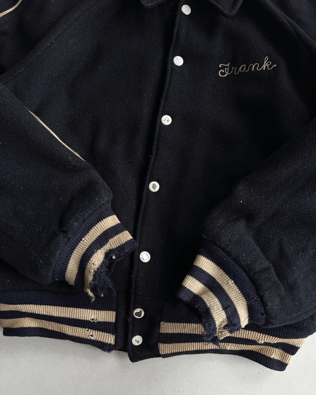 1960S 'KENNEDY' RAGLAN WOOL VARSITY JACKET (L)