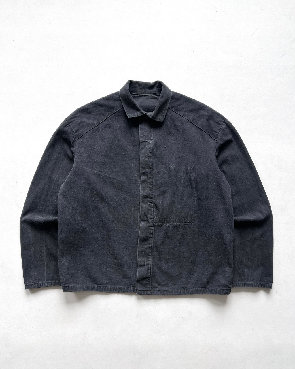 1960S GERMAN OLD COTTON WORK JACKET (L)