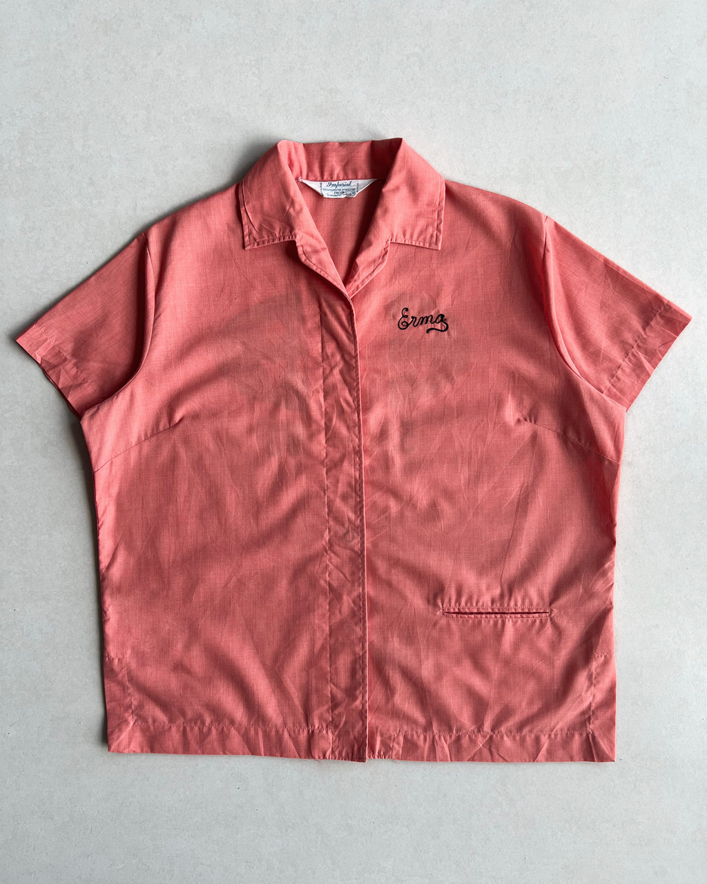 1970S IMPERIAL 'MERCO REALITY' BOWLING SHIRT (L)