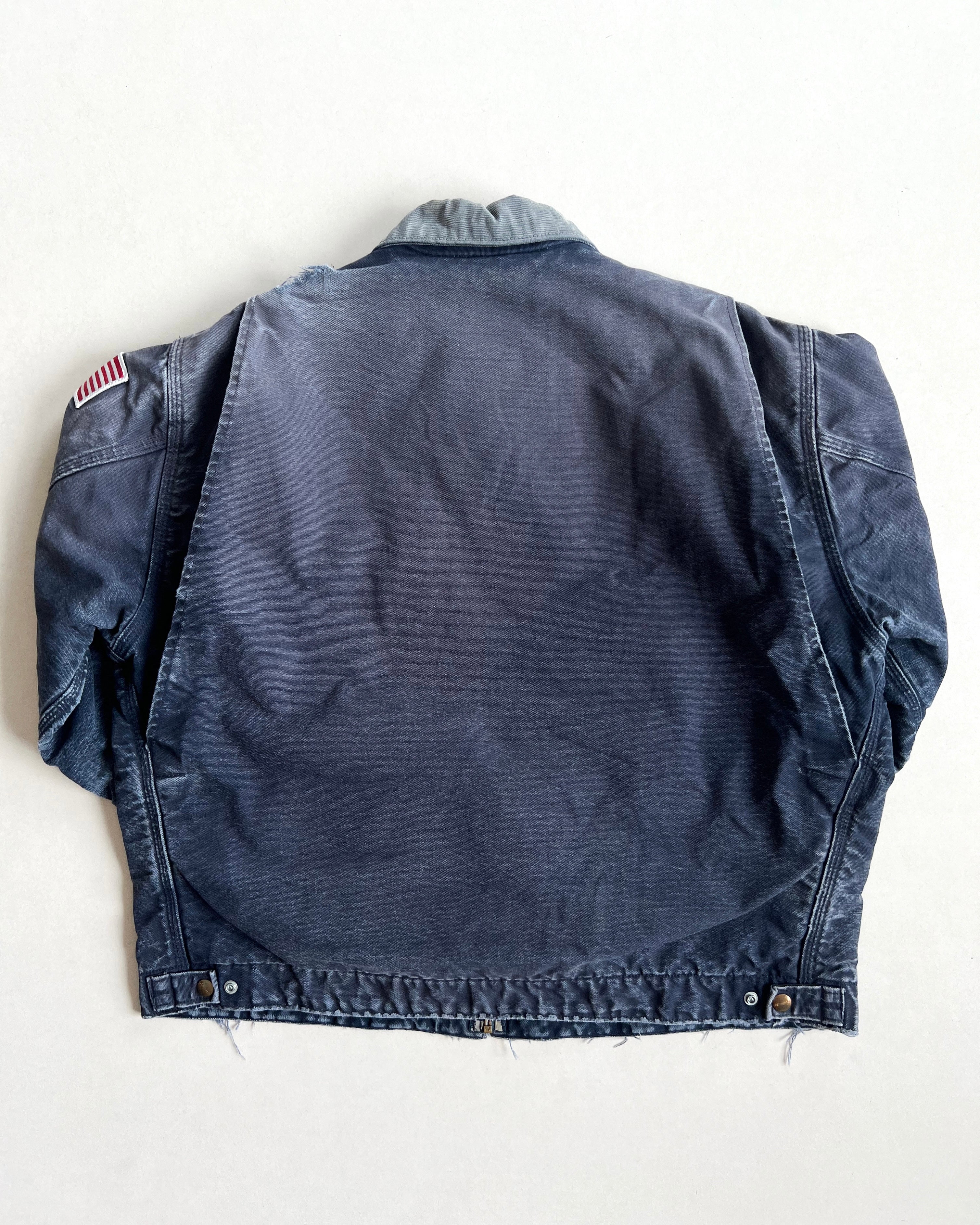 1990S FADED 'AMERIGAS' CARHARTT DETROIT JACKET (XL)