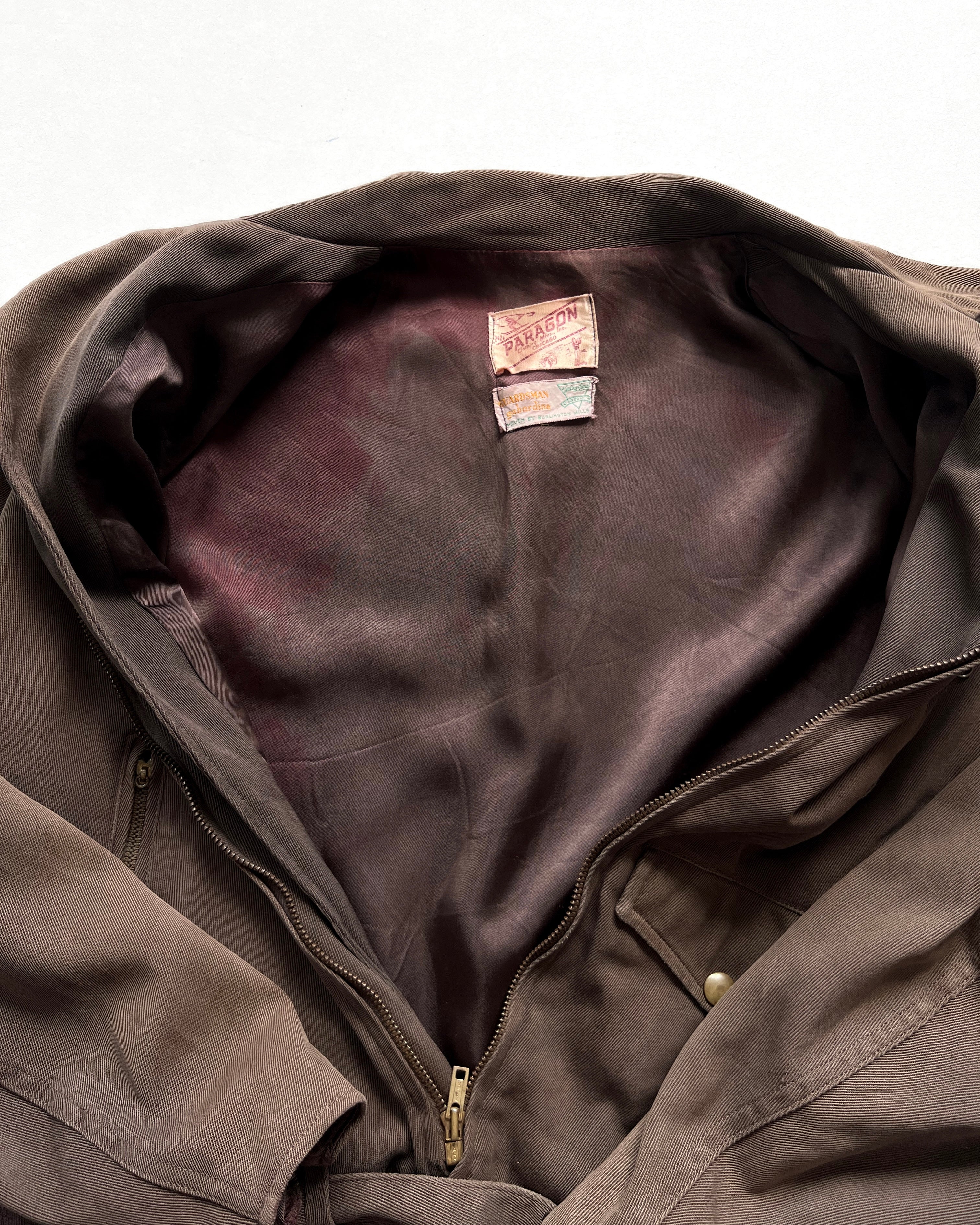 1940S PARAGON GABARDINE ROCKABILLY JACKET (M)
