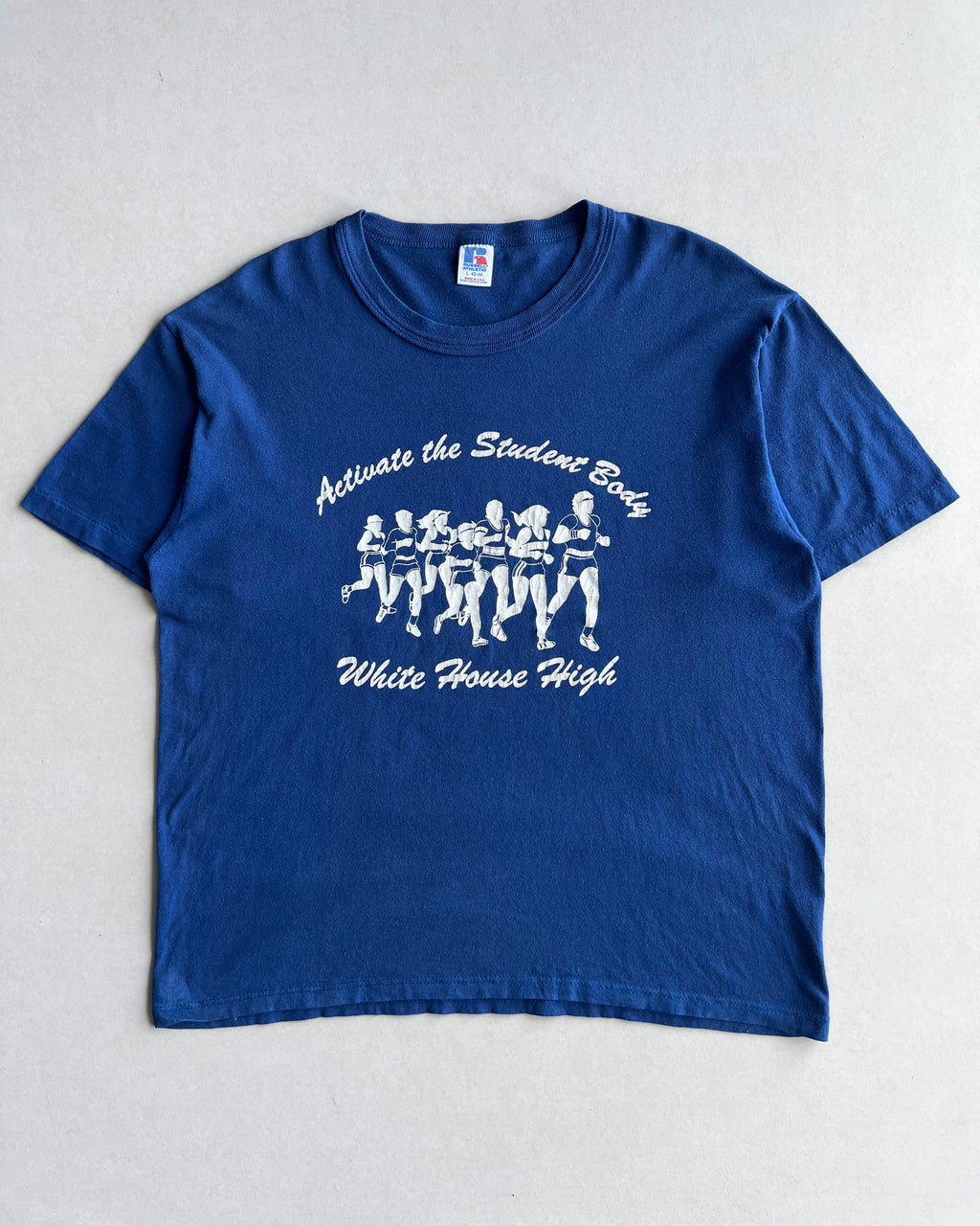 1980S RUSSELL 'WHITE HOUSE HIGH' TEE (L)