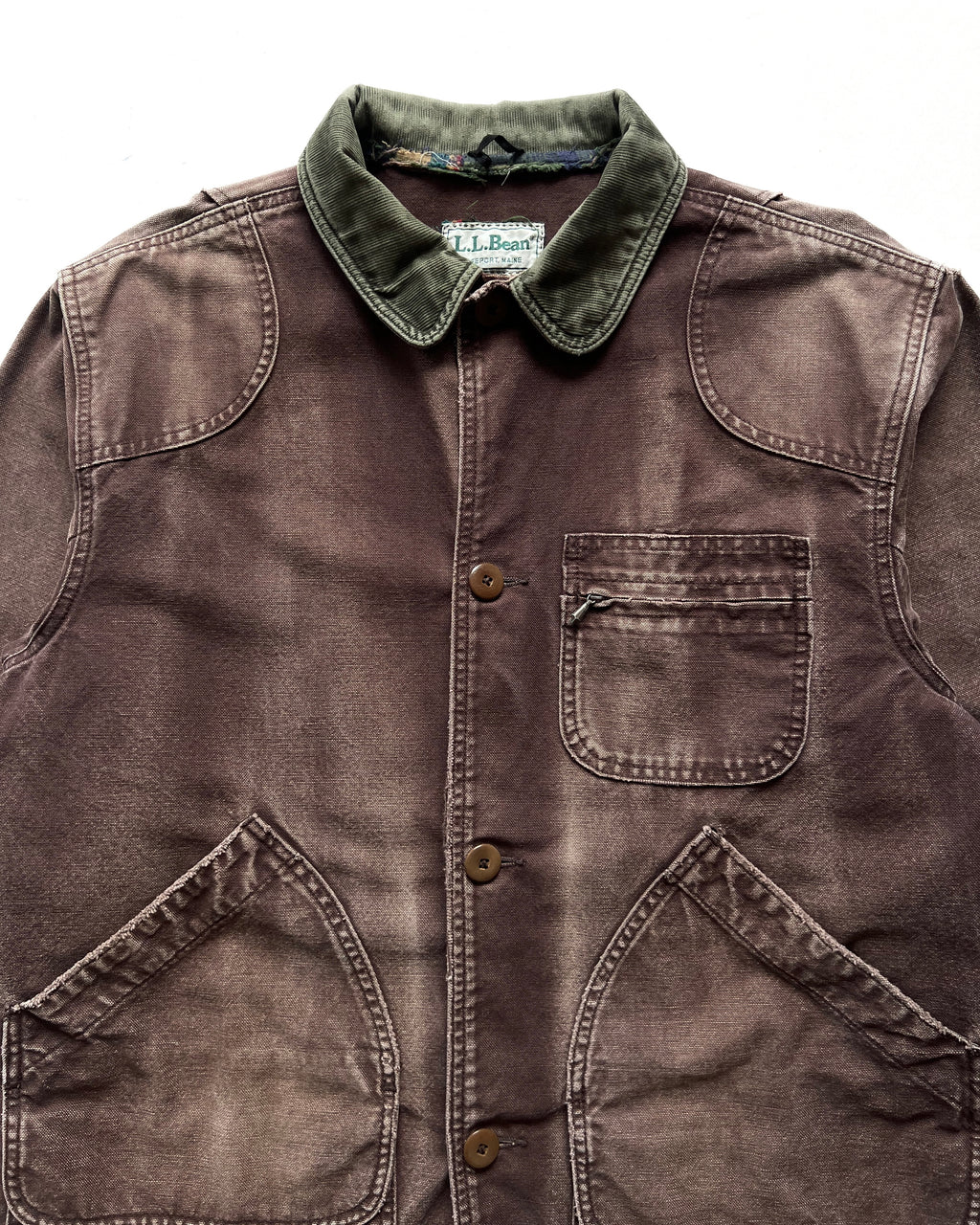 1990S FADED L.L BEAN CHORE JACKET (L)