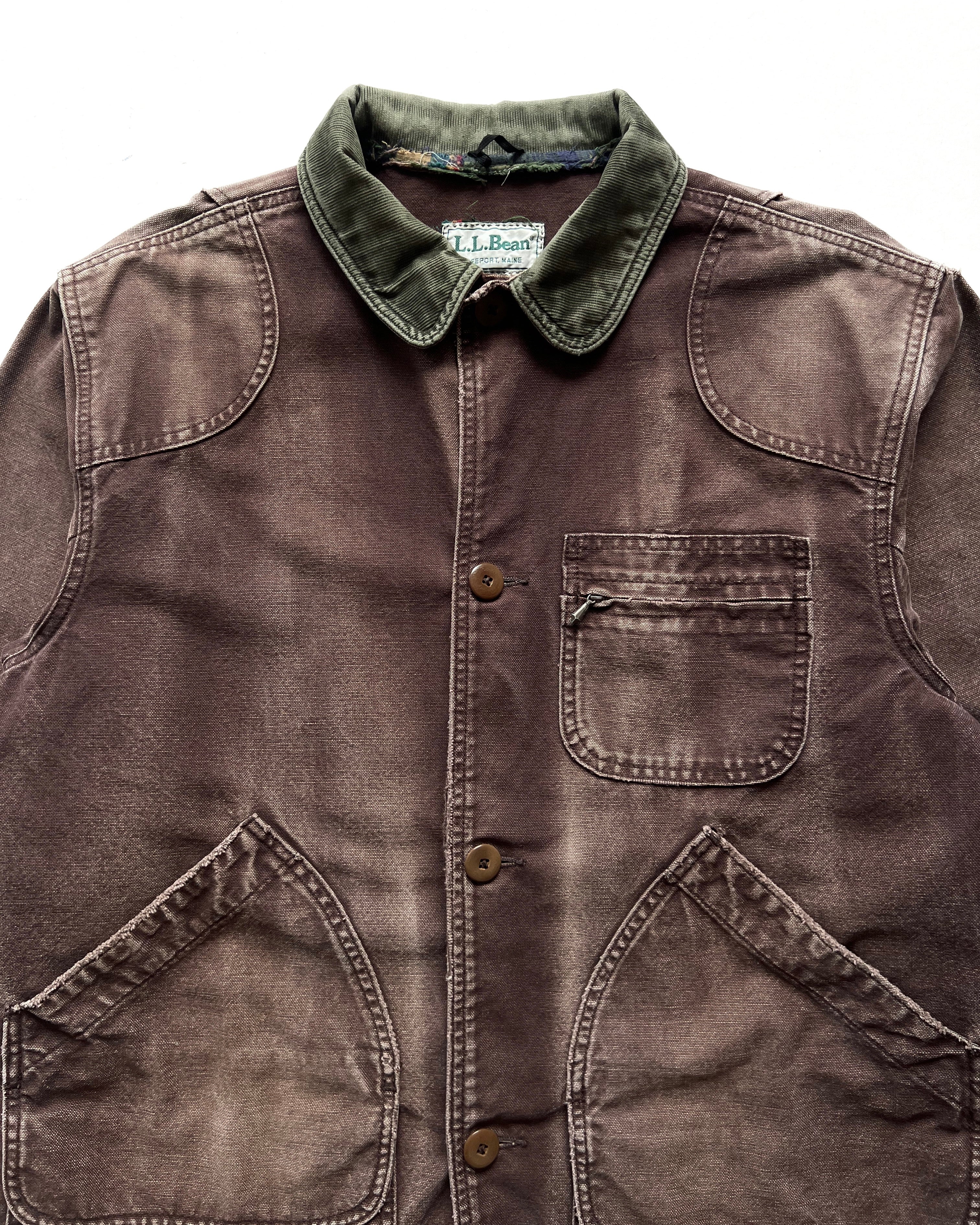 1990S FADED L.L BEAN CHORE JACKET (L)