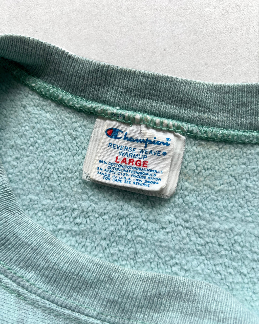 1980S CHAMPION REVERSE WEAVE LOGO SWEATSHIRT (L)