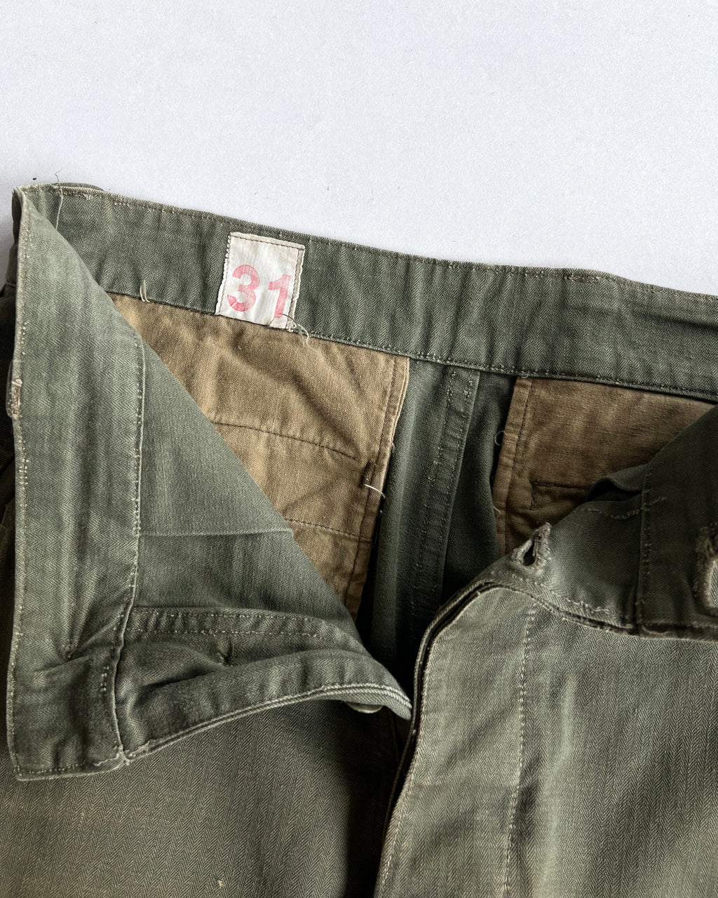 1960S FRENCH MILITARY M-47 CARGO PANTS (31)