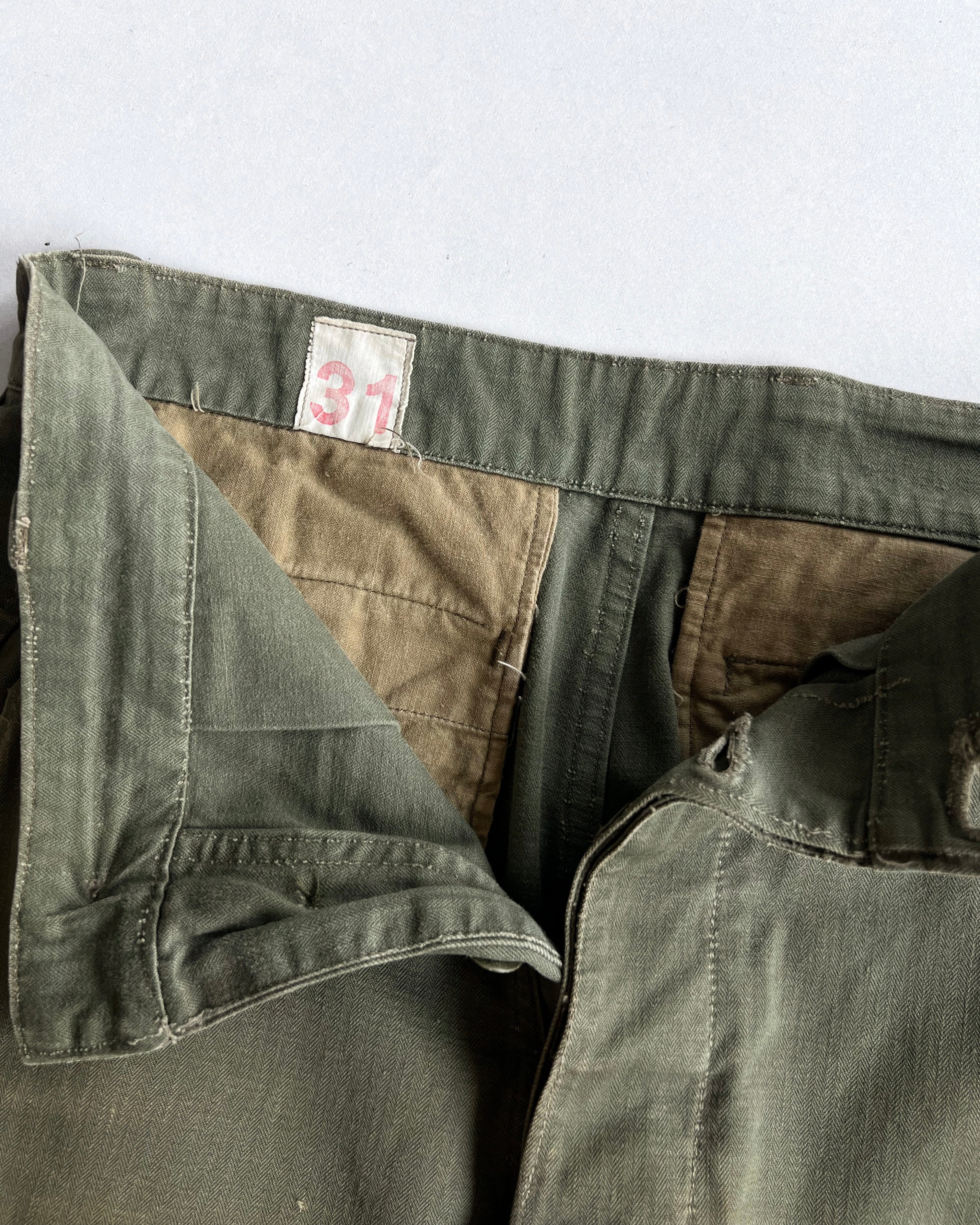 1960S FRENCH MILITARY M-47 CARGO PANTS (31)