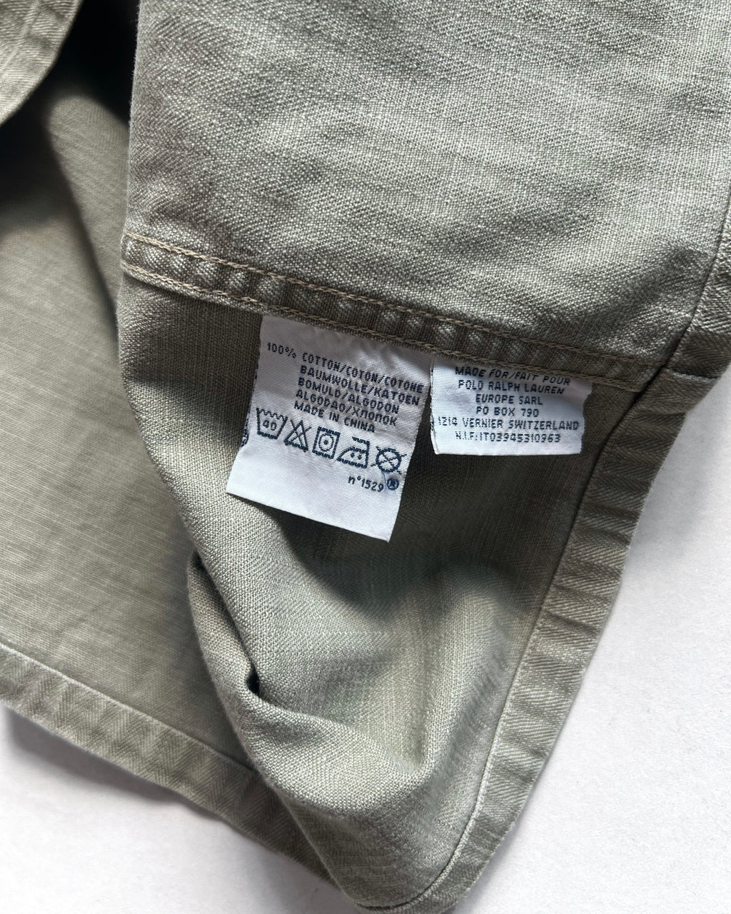 1990S POLO RALPH LAUREN P-44 HBT US ARMY JACKET (M)