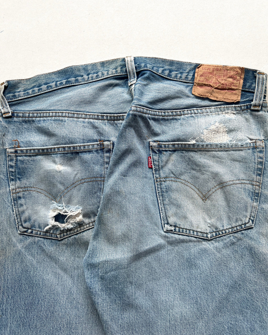 1970S LEVI'S 501 REDLINE SELVEDGE JEANS (35)