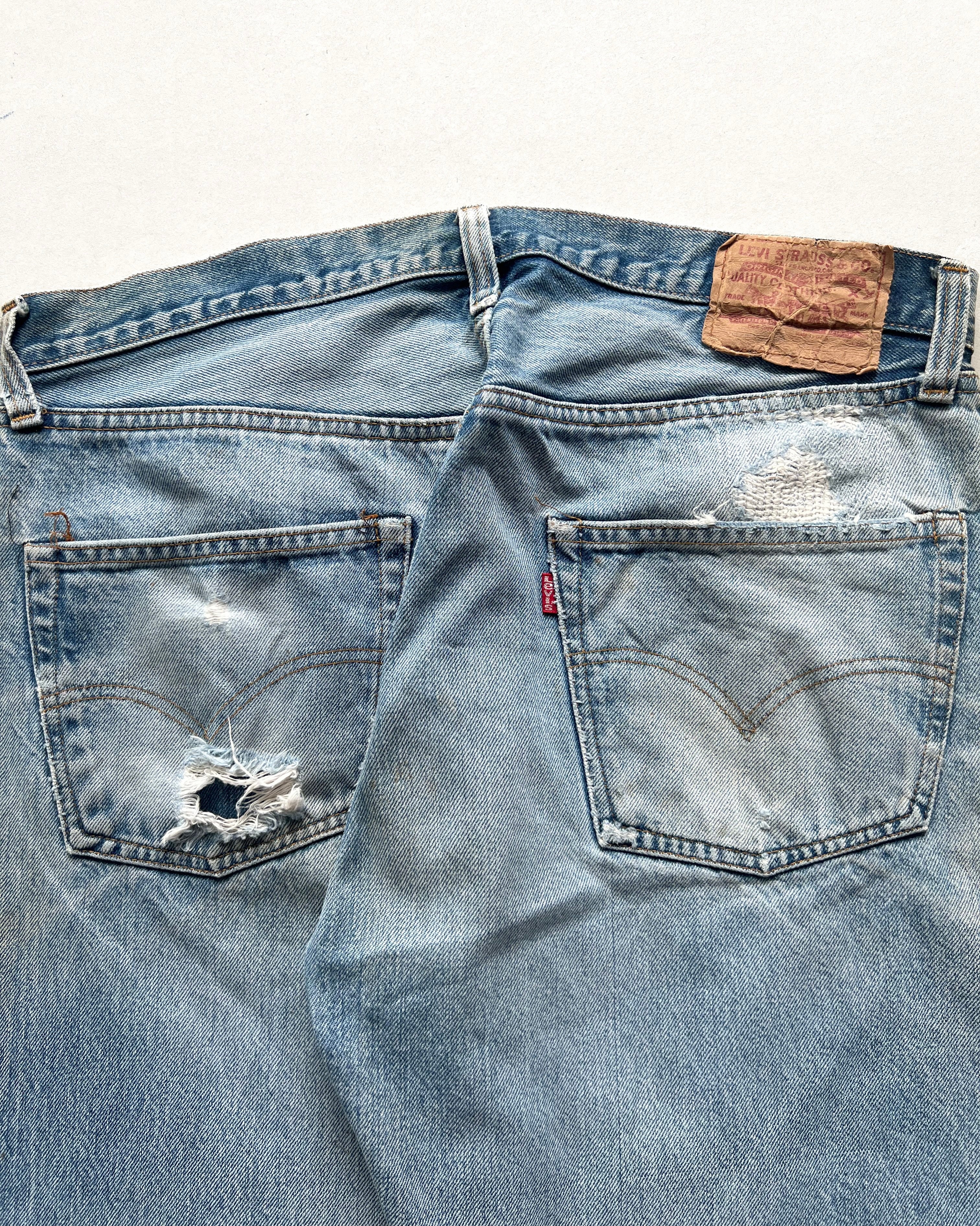 1970S LEVI'S 501 REDLINE SELVEDGE JEANS (35)