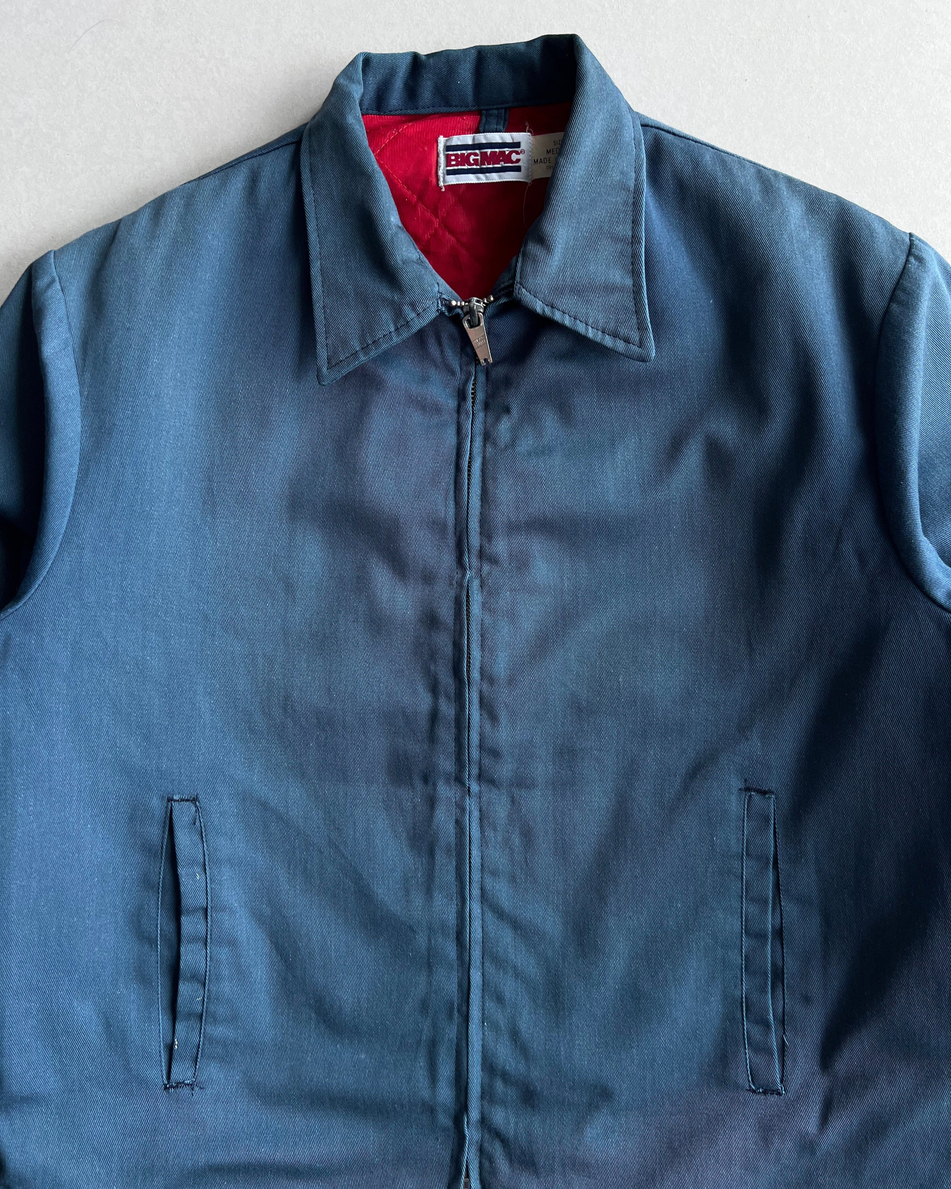 1980S BIG MAC TEAL BLUE WORK JACKET (M)
