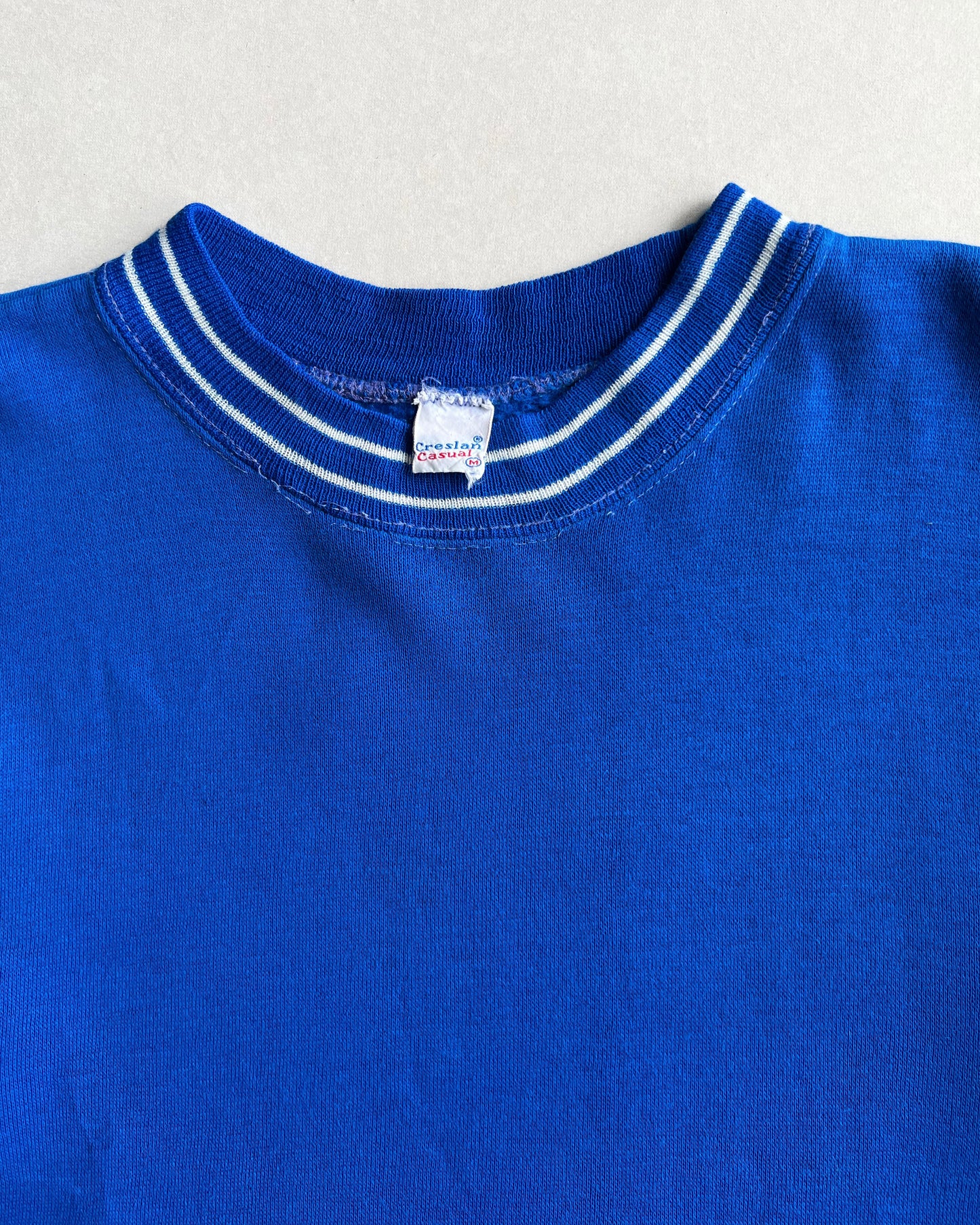 1960S CRESLAN SHORTSLEEVES RAGLAN SWEATSHIRT (M)