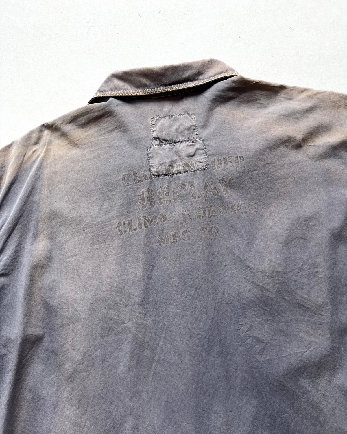 1990S FADED REPLAY CLOTHING MILITARY SHIRT (L)