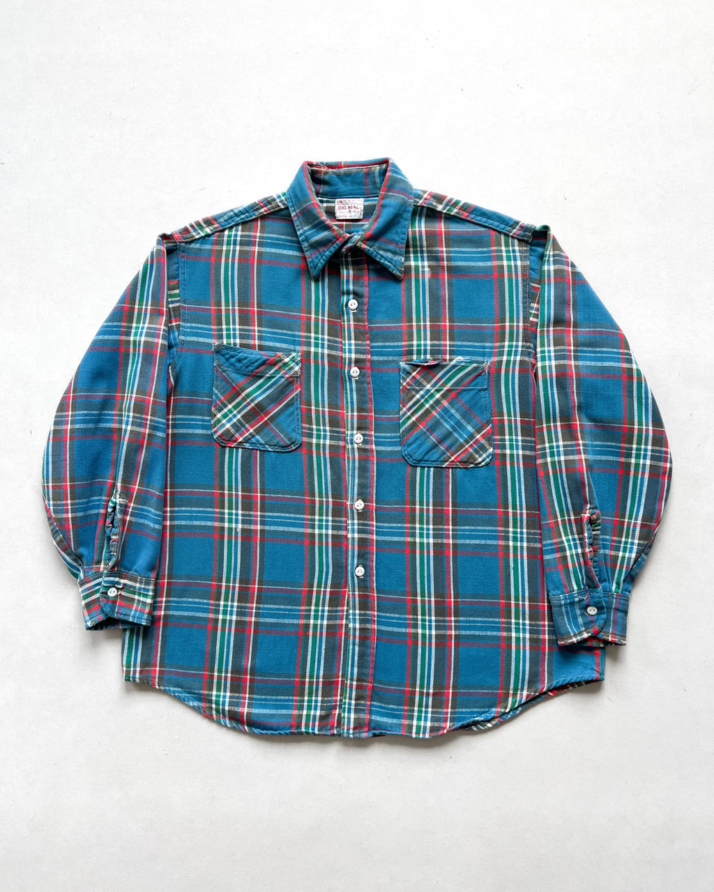 1970S BIG MAC JC PENNEY PLAID FLANNEL (L)