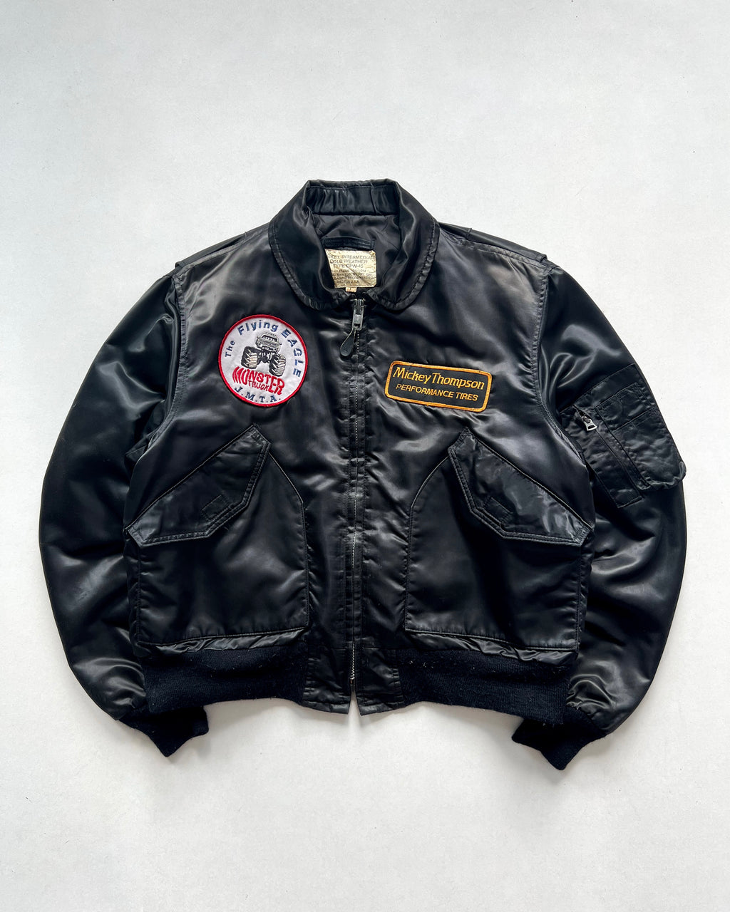 1980S USAF CPW-45 PATCHES FLIGHT JACKET (L)
