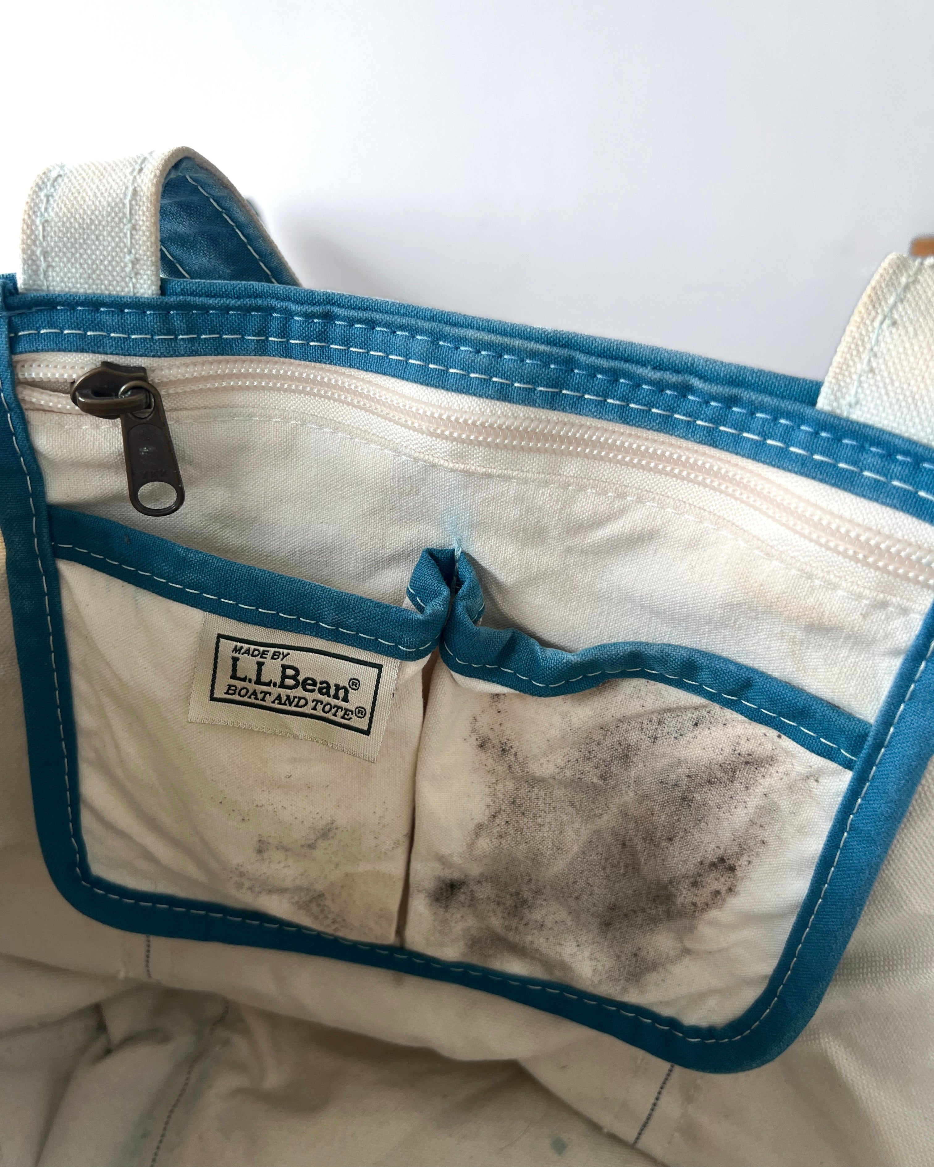 2000S L.L BEAN CANVAS TOTE BAG (M)