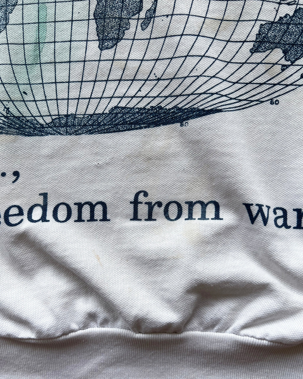 1980S WORLD PEACE LONG SLEEVES TEE (XL)