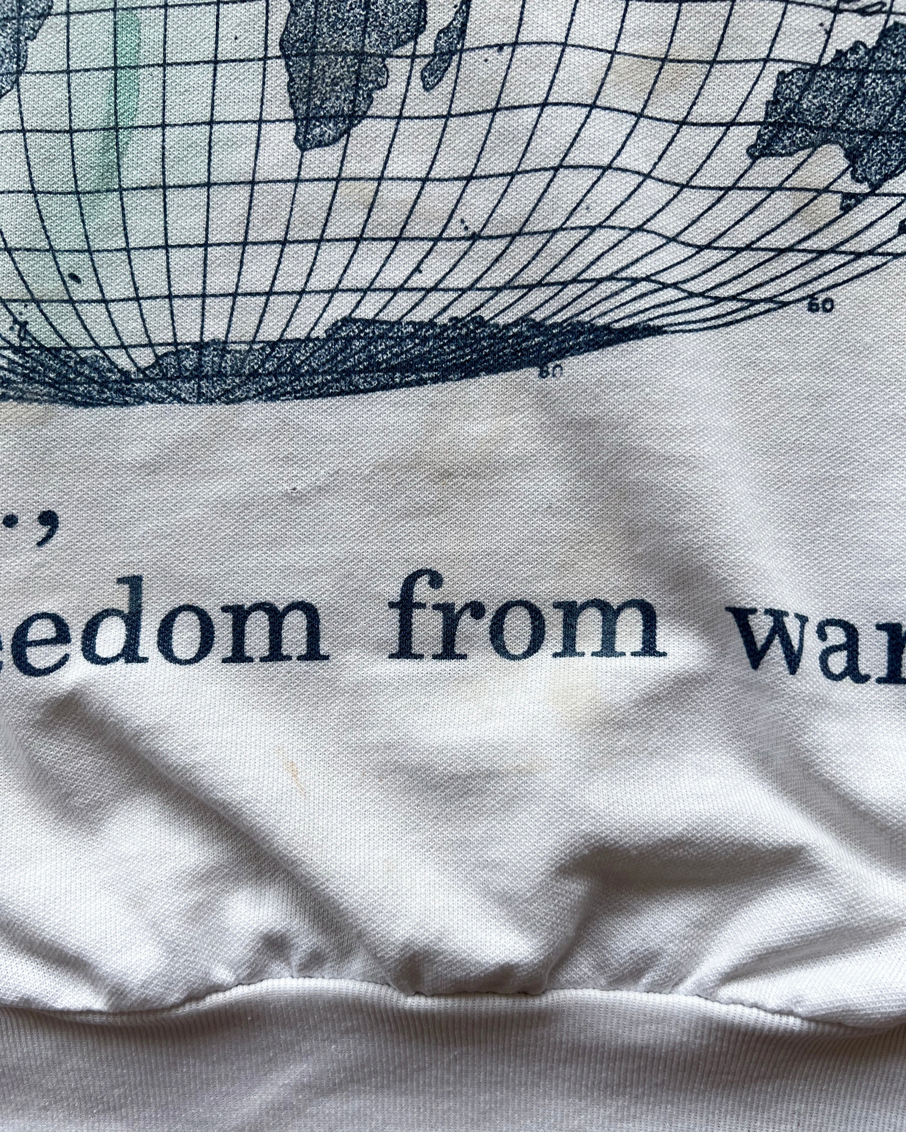 1980S WORLD PEACE LONG SLEEVES TEE (XL)