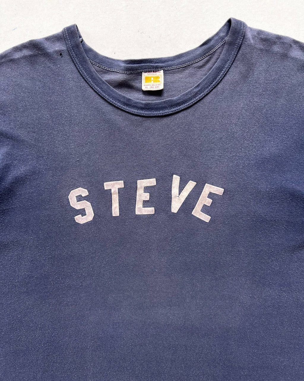 1970S RUSSELL 'JOCK SHOP SPORTING GOODS' TEE (XL)