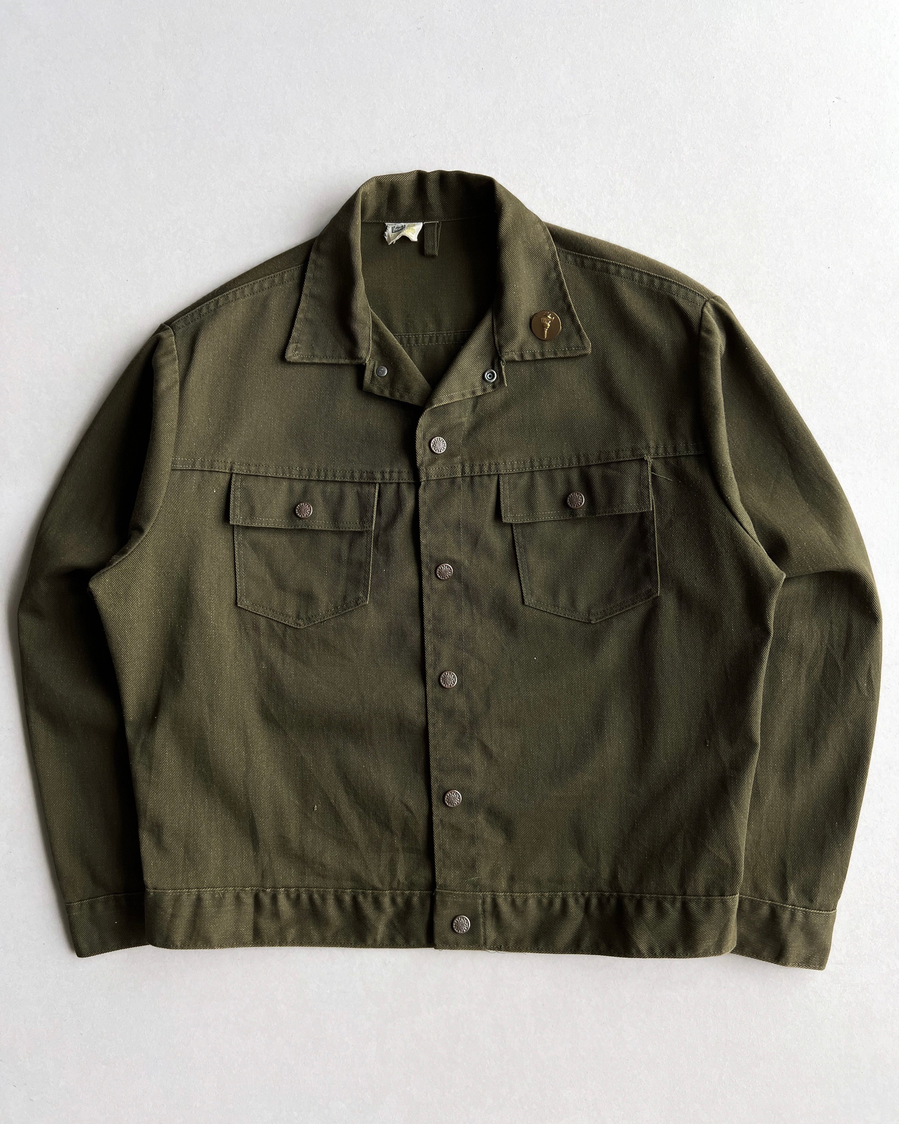 1960S SEARS BUTTON-UP WORK JACKET (L)