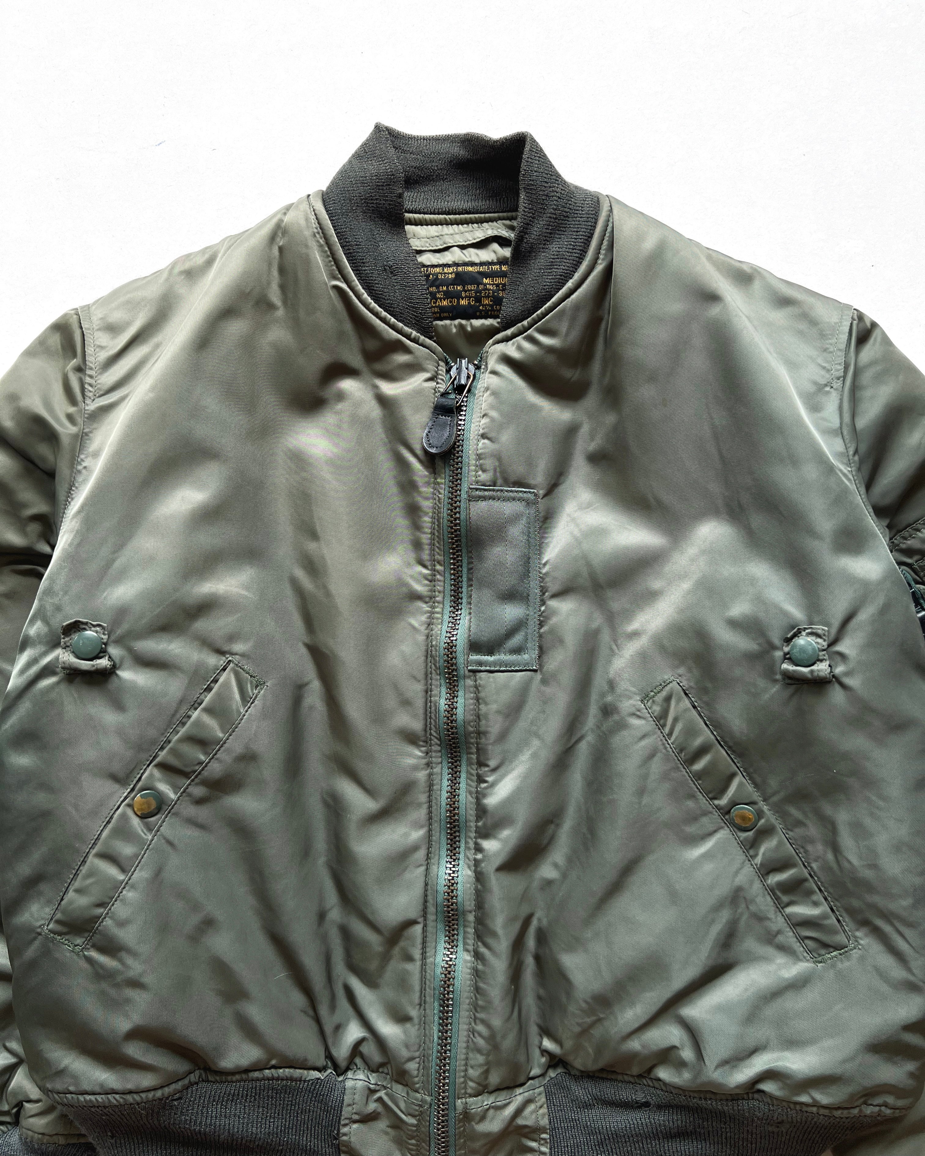 1980S CAMCO MFG USAF MA-1 BOMBER JACKET (M) – exaghules
