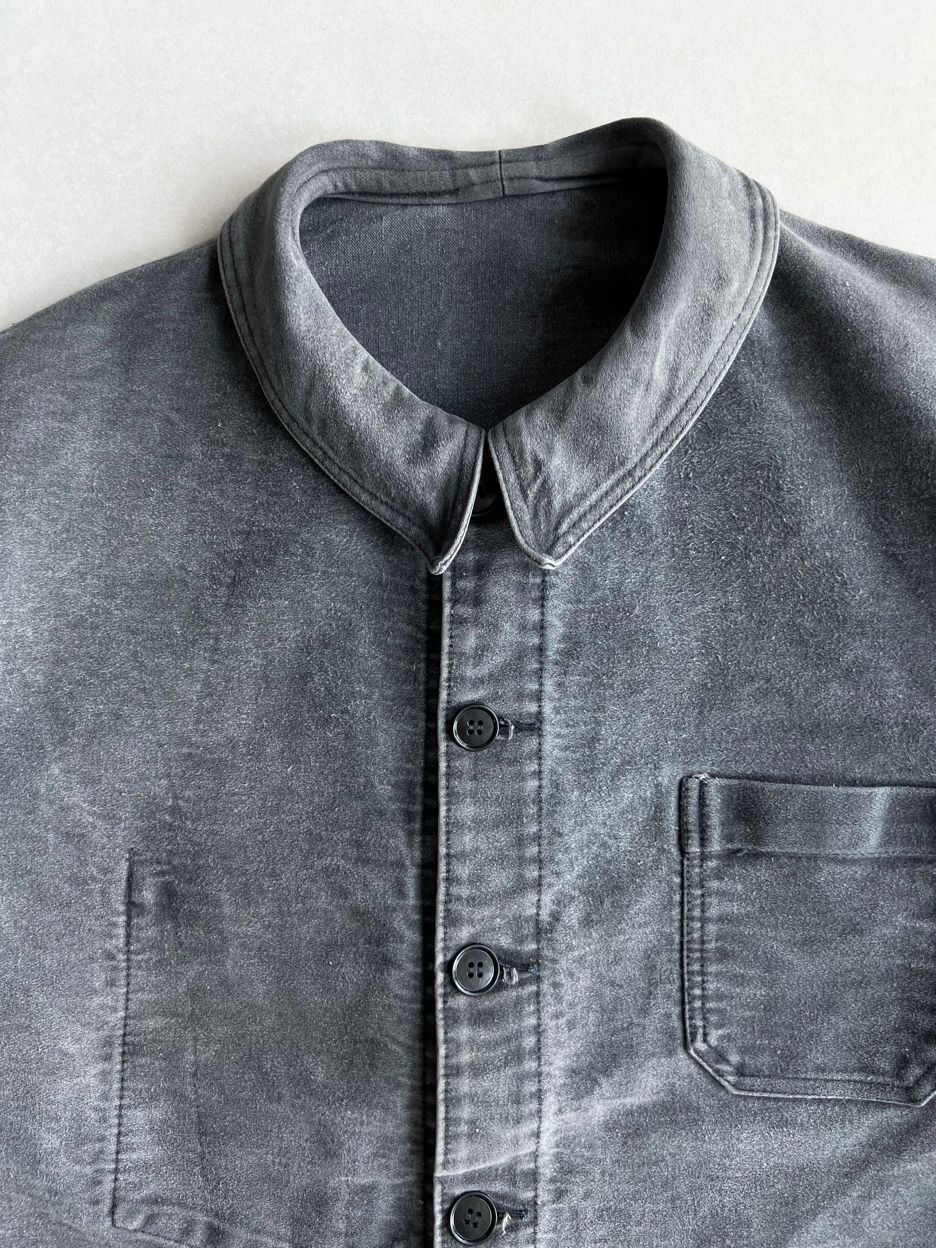 1950S BEAU-FORT MOLESKIN FRENCH WORK CHORE JACKET (L)