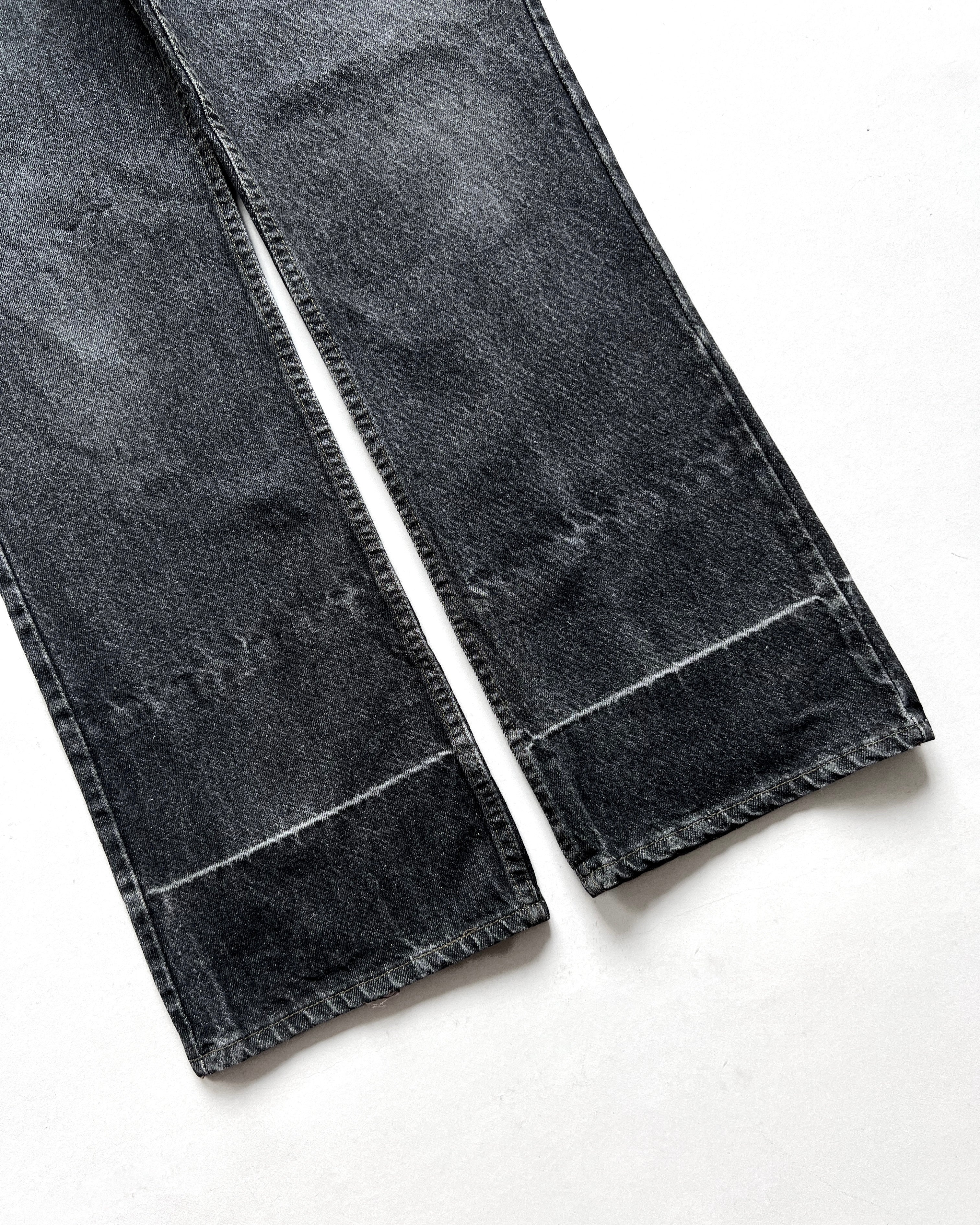1990S BLACK LEVI'S 517 FLARE JEANS (35) – exaghules
