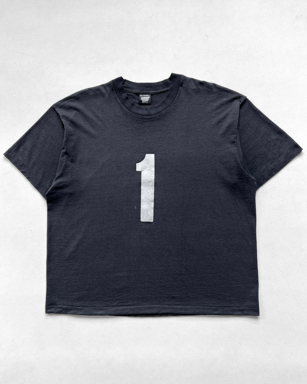 1990S FADED 'NO.1' SINGLE STITCH TEE (XXL)