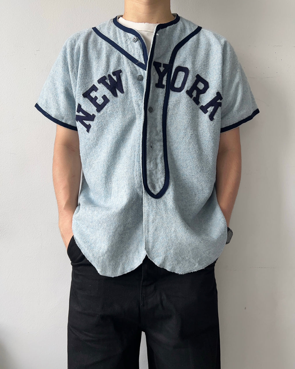 1970S 'NEW YORK' BASEBALL JERSEY (L)