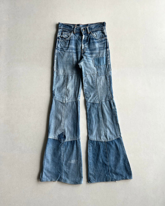 1970S LEVIS PATCHED BOOTCUT JEANS (27X35)