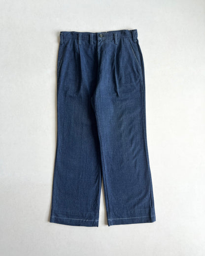 1970S DENIM WORK FLARE PANTS (32)