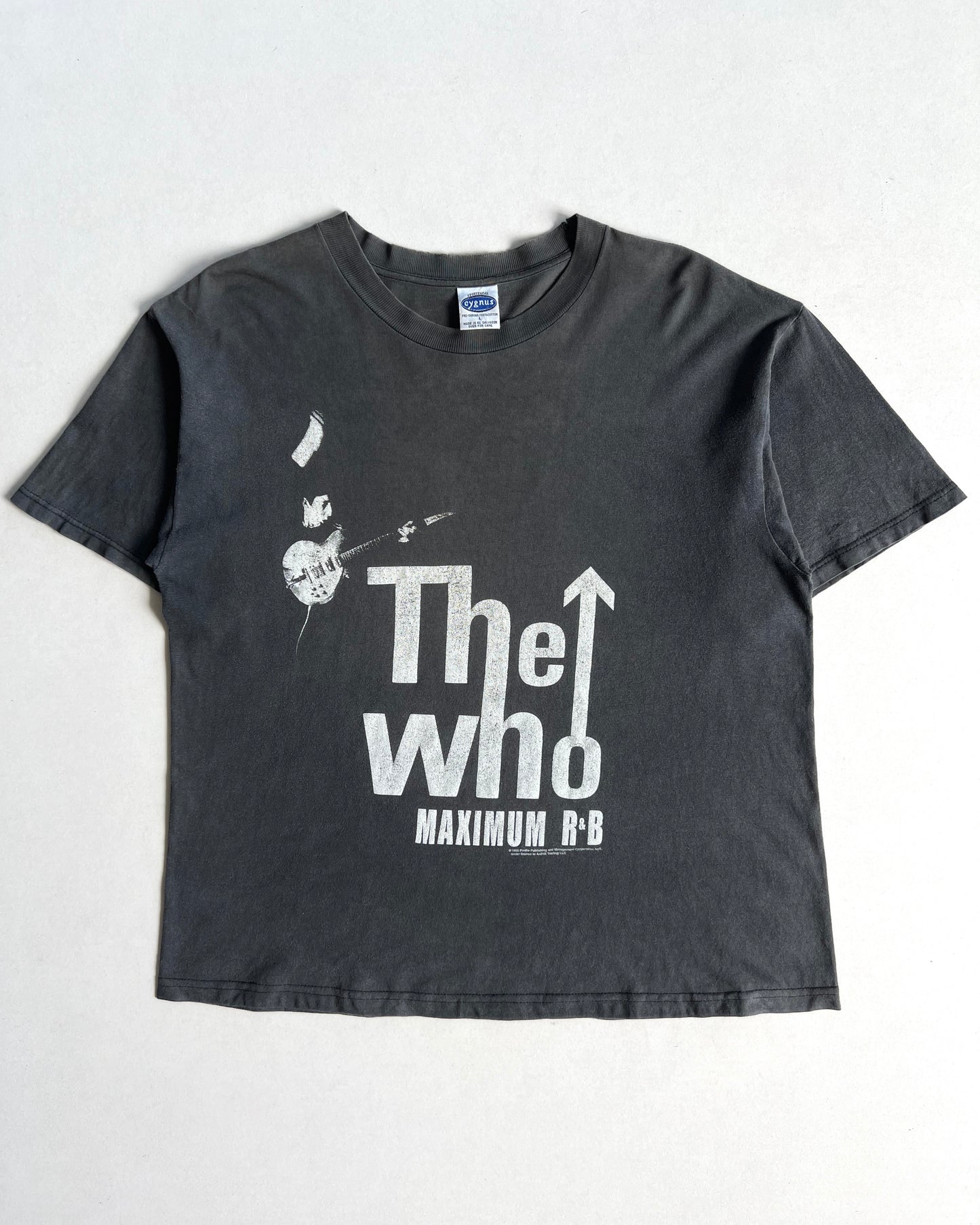 1990S FADED 'THE WHO MAXIMUM R&B' TEE (L)