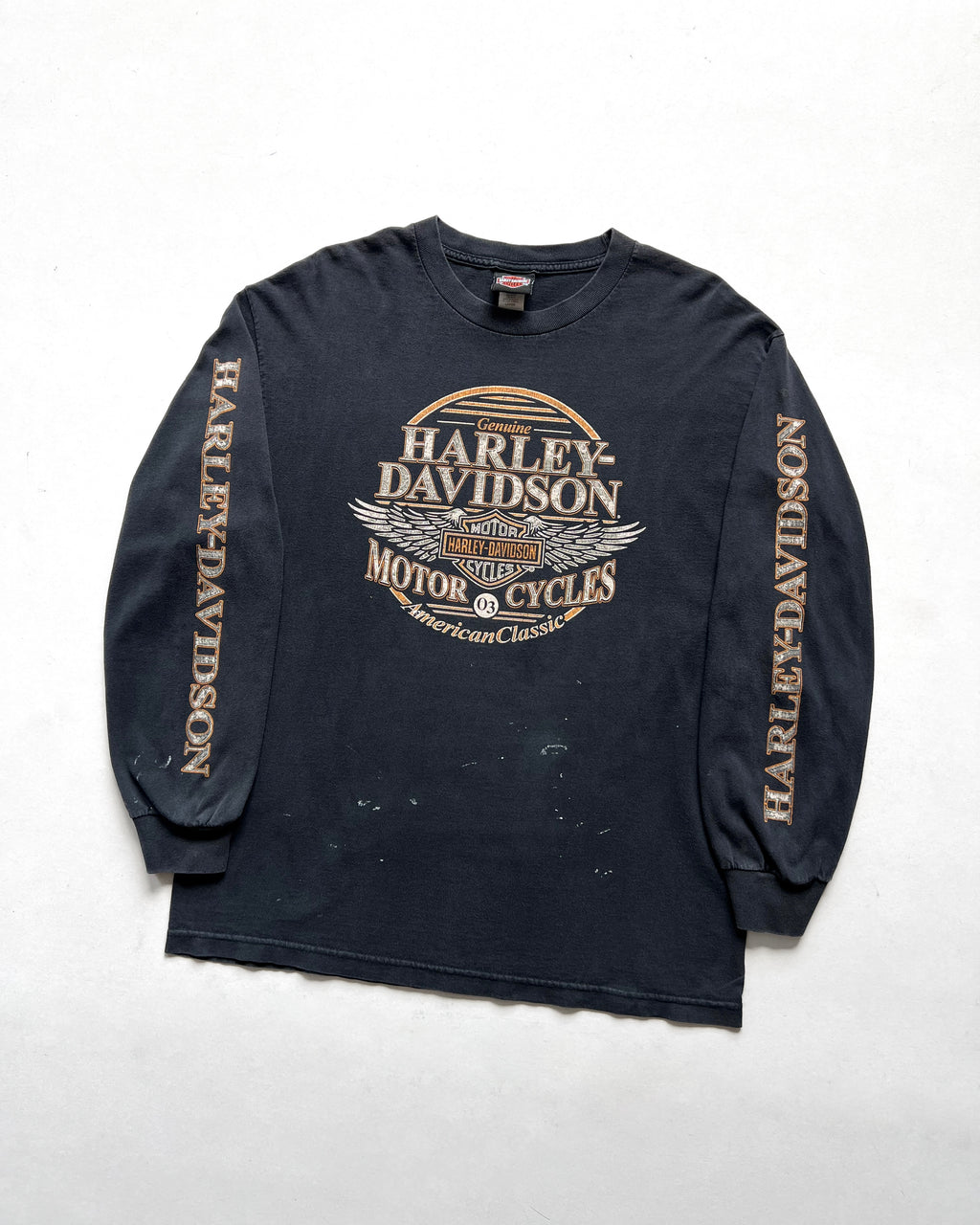 2000S HARLEY DAVIDSON LONGSLEEVES TEE (L)