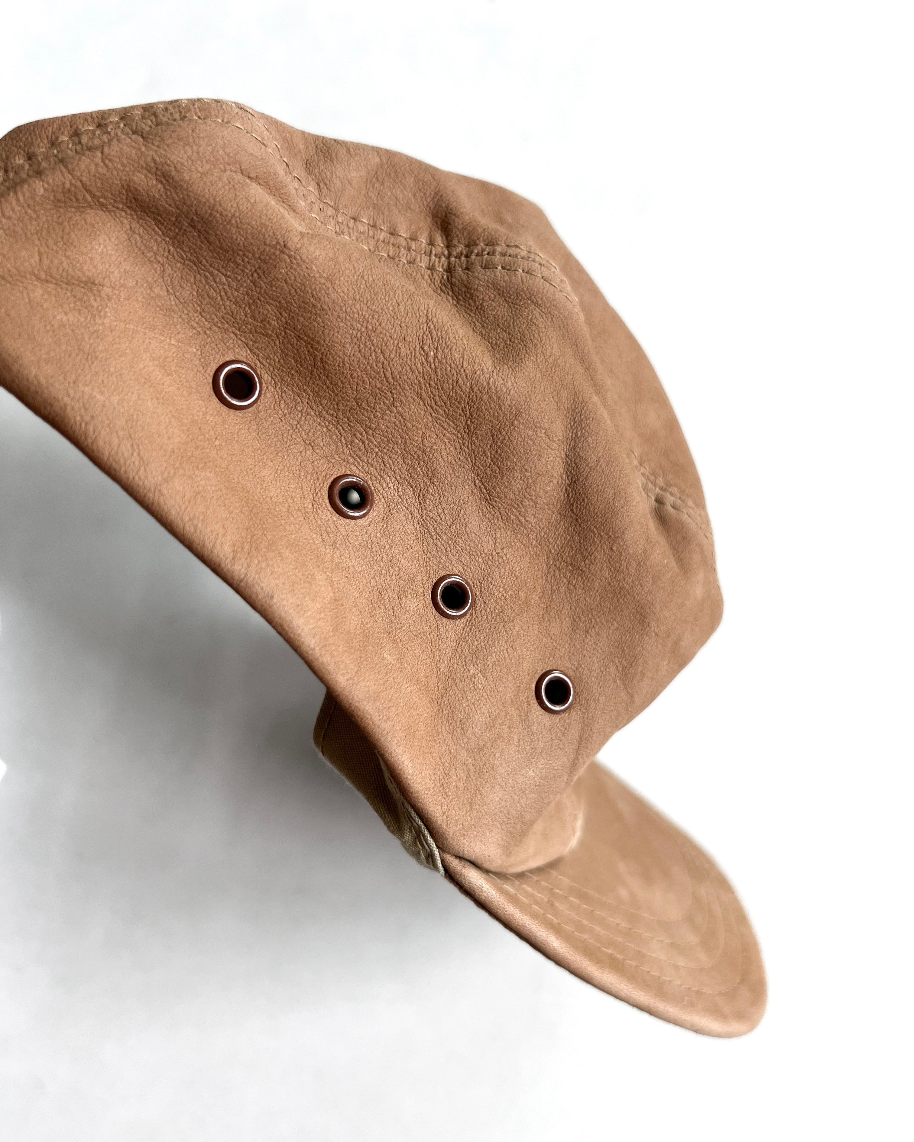 1980S L.L BEAN SUEDE LEATHER CAP (L/XL)