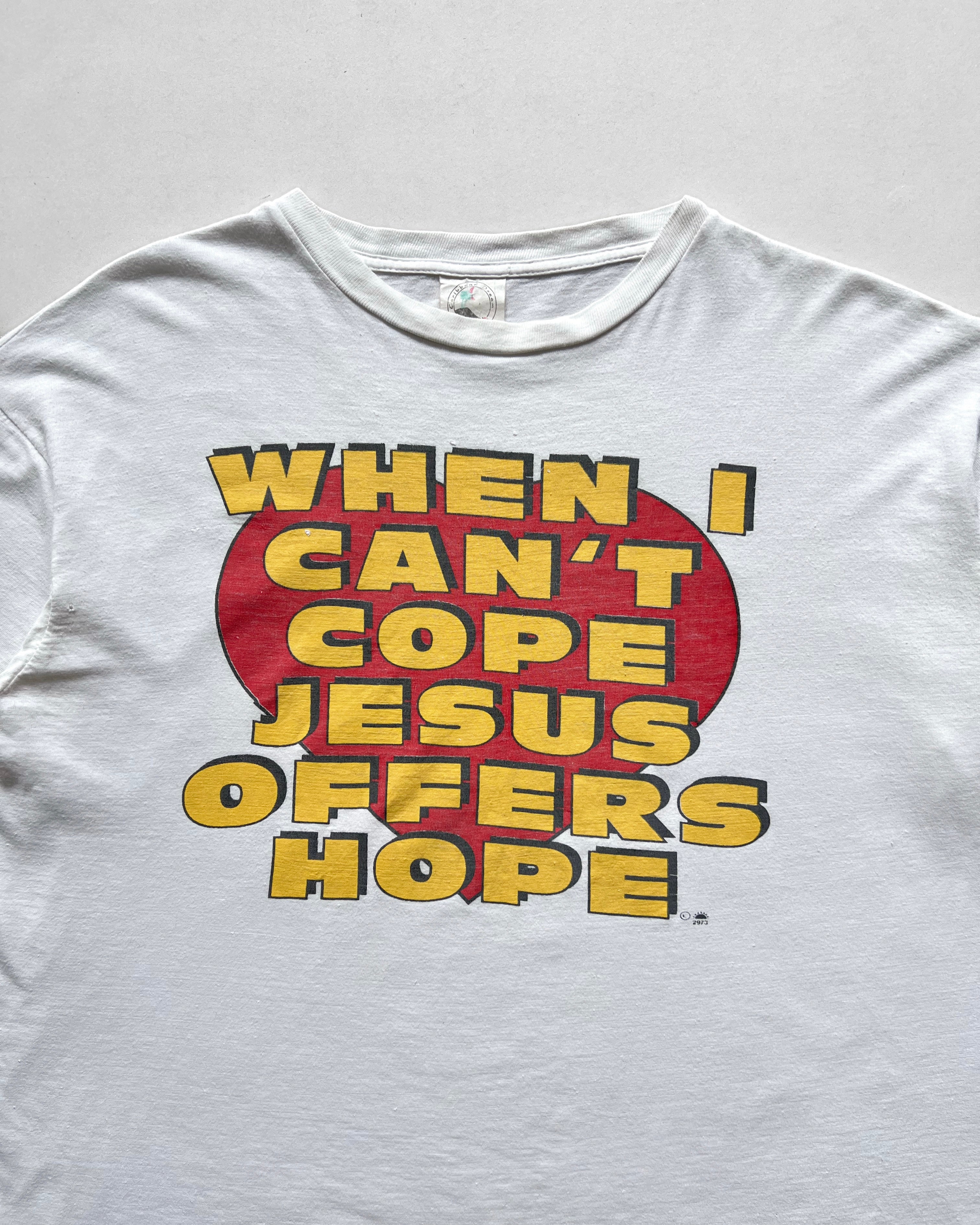 1990S 'JESUS OFFERS HOPE' SINGLE STITCH TEE (L)
